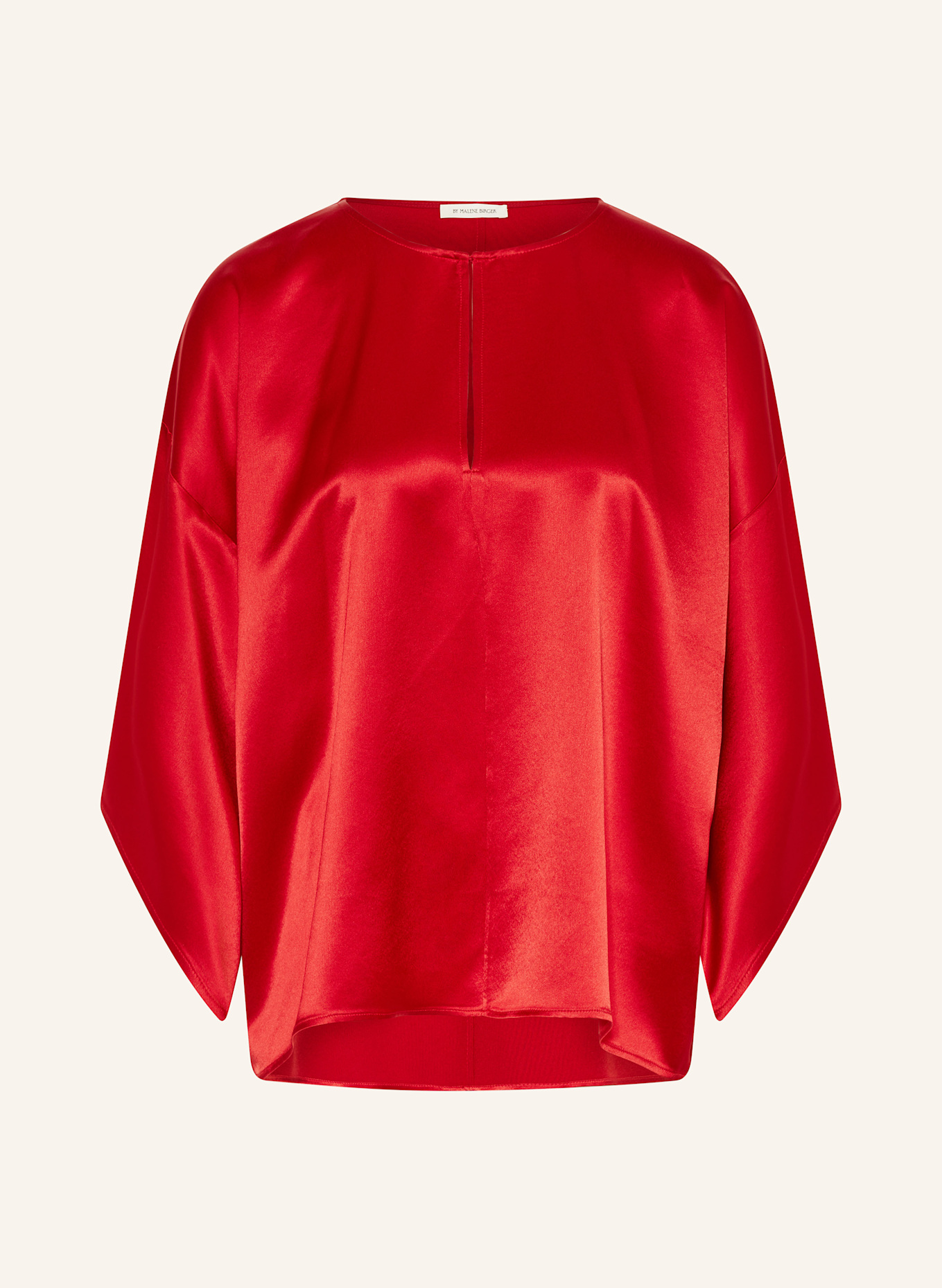BY MALENE BIRGER Blusentop CICIE aus Satin: ROT