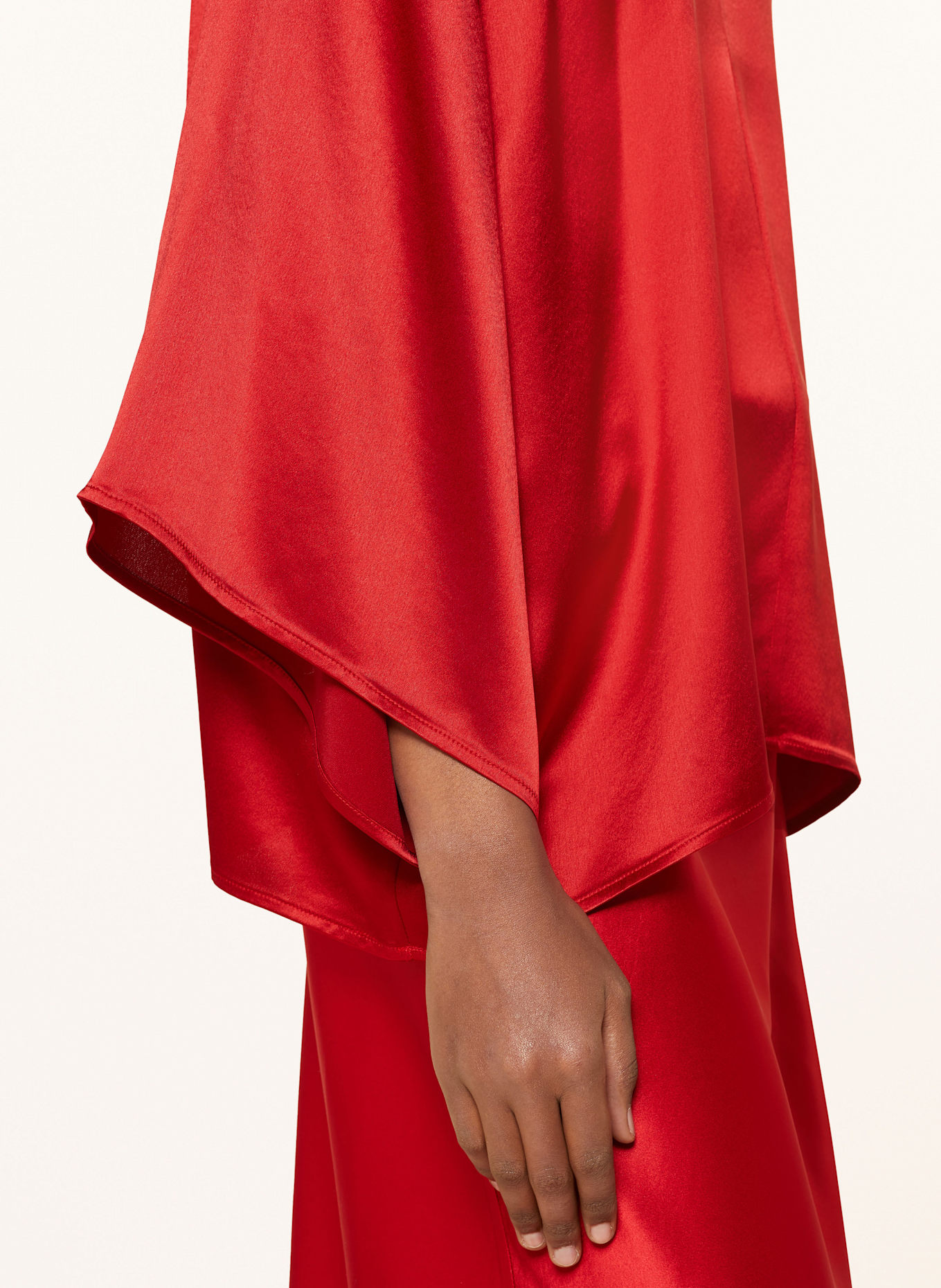 BY MALENE BIRGER Blusentop CICIE aus Satin: ROT