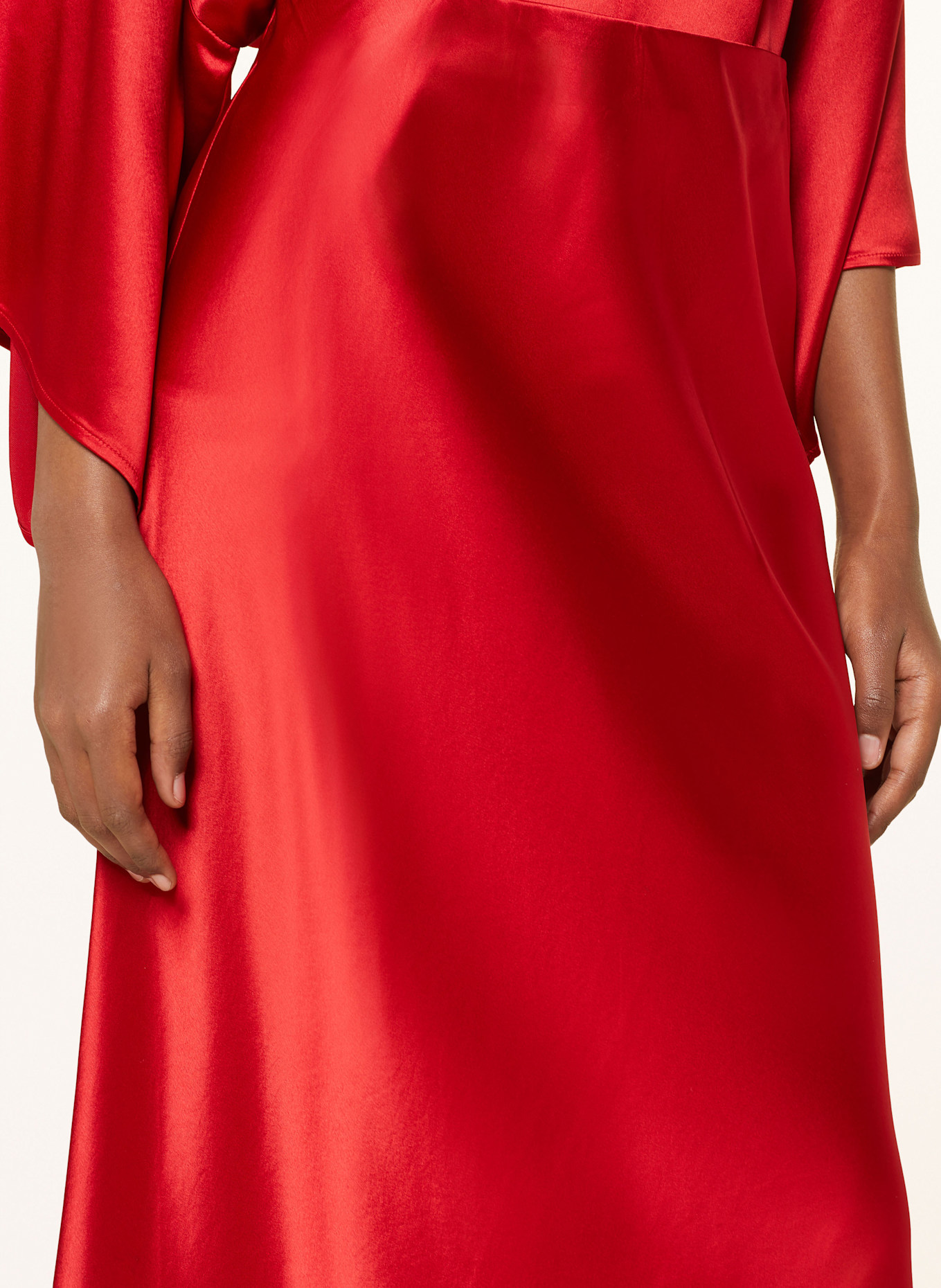 BY MALENE BIRGER Satinrock BOSHAN: ROT