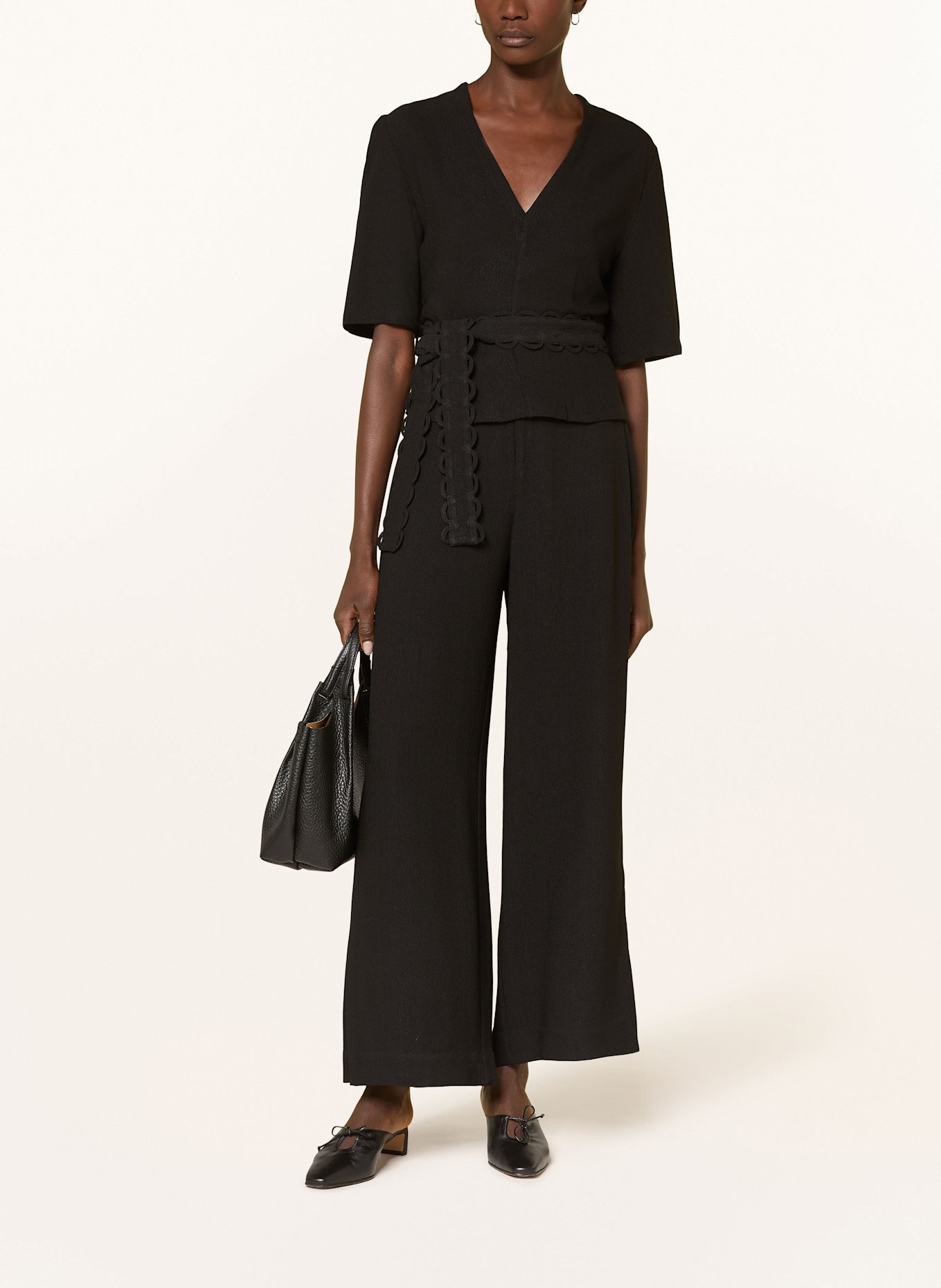 BY MALENE BIRGER T-Shirt ULLAS: SCHWARZ