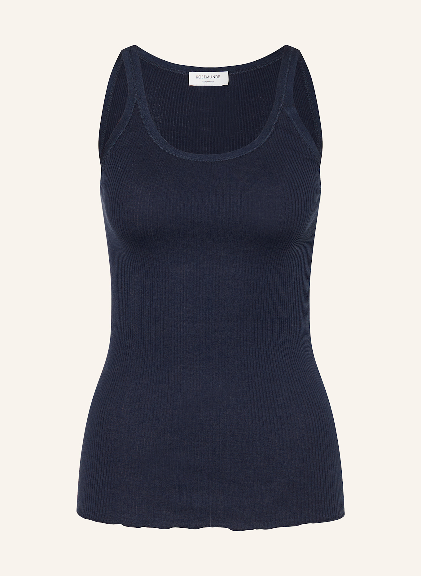 rosemunde Seidentop BELLE: DUNKELBLAU