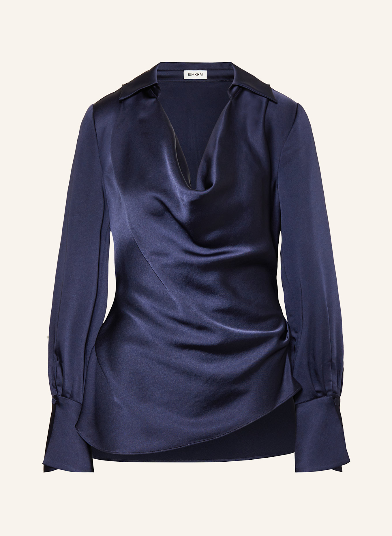 SIMKHAI Bluzka SYMONE: GRANATOWY