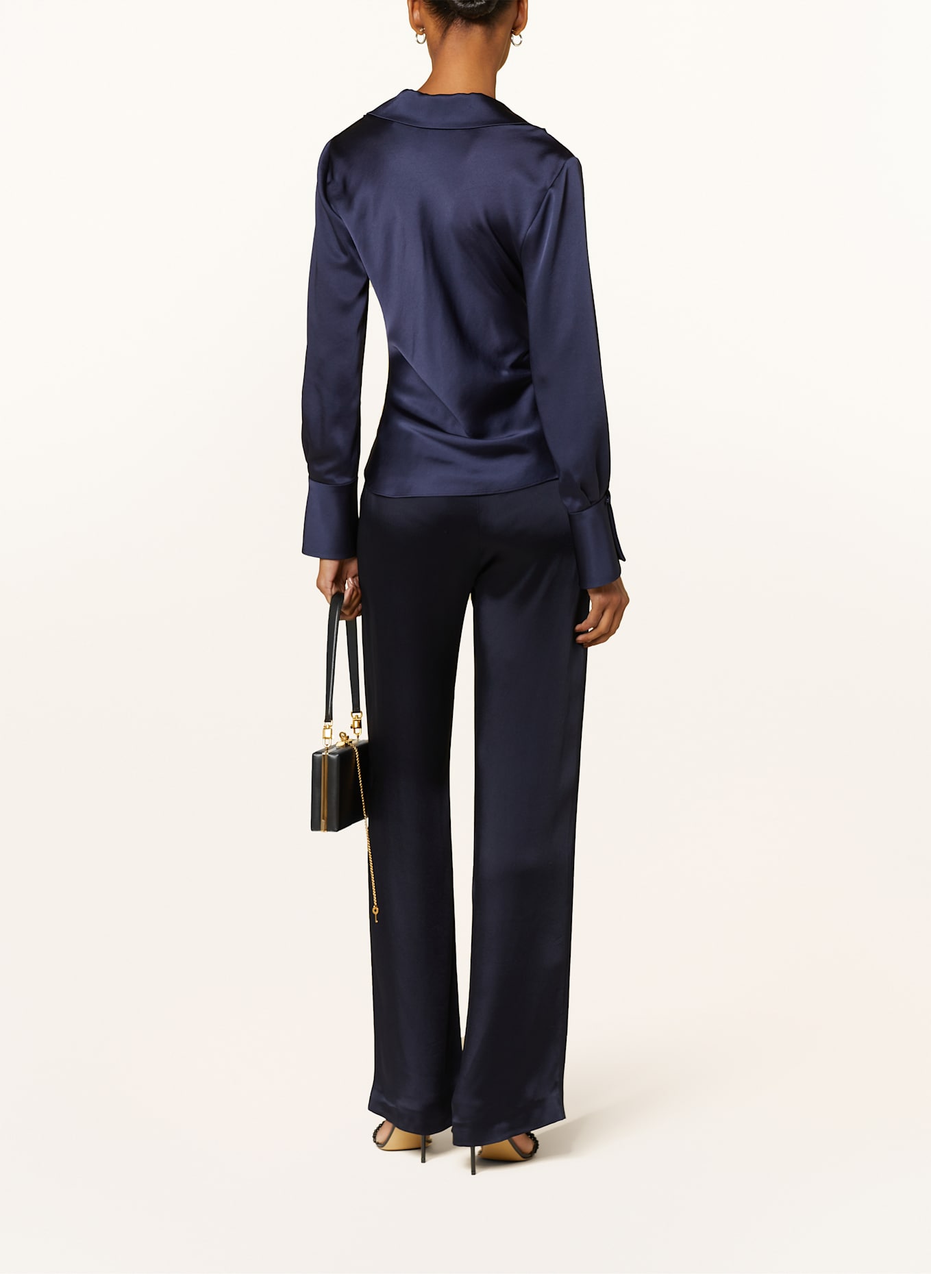 SIMKHAI Bluzka SYMONE: GRANATOWY