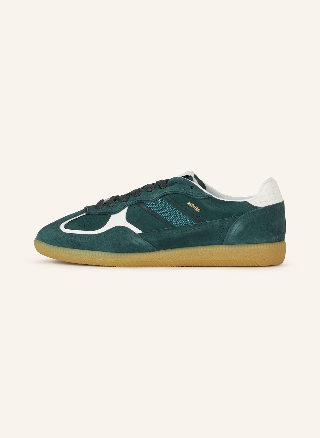 ALOHAS Sneaker TB.490: DUNKELGRÜN/ WEISS