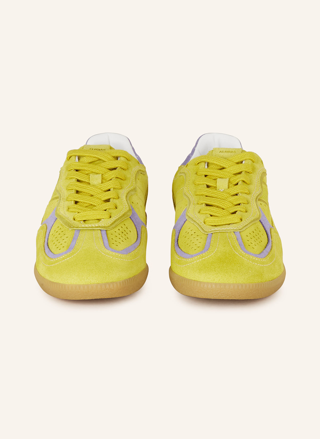 ALOHAS Sneaker TB.490: DUNKELGELB/ HELLLILA
