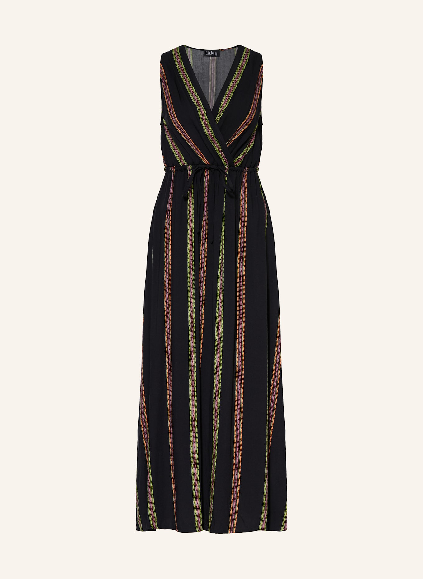 Lidea Strandkleid NEW MEXICO: SCHWARZ / HELLGRÜN / ROSA