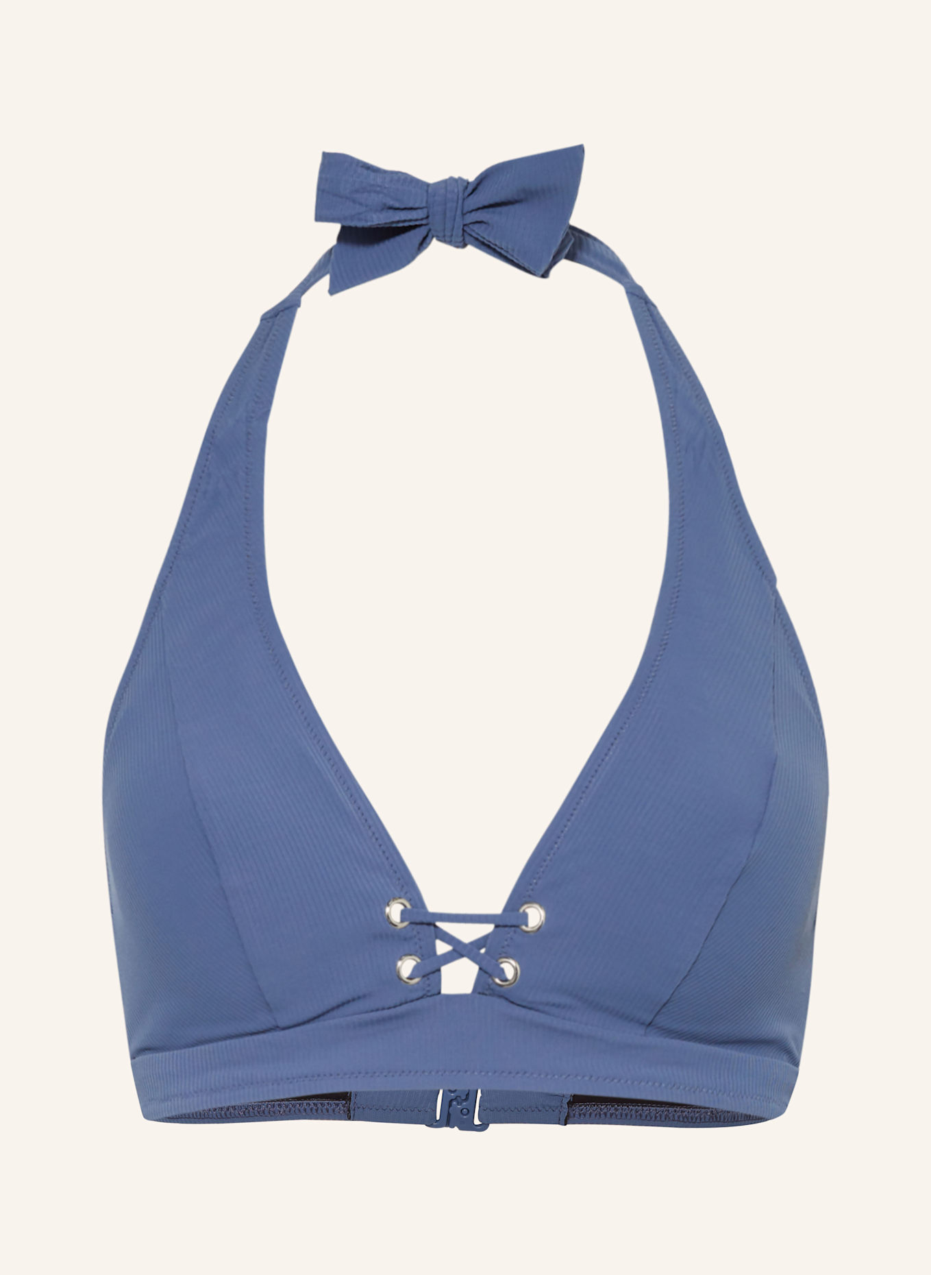 Lidea SEASIDE SERENITY halter neck bikini top: BLUE GRAY