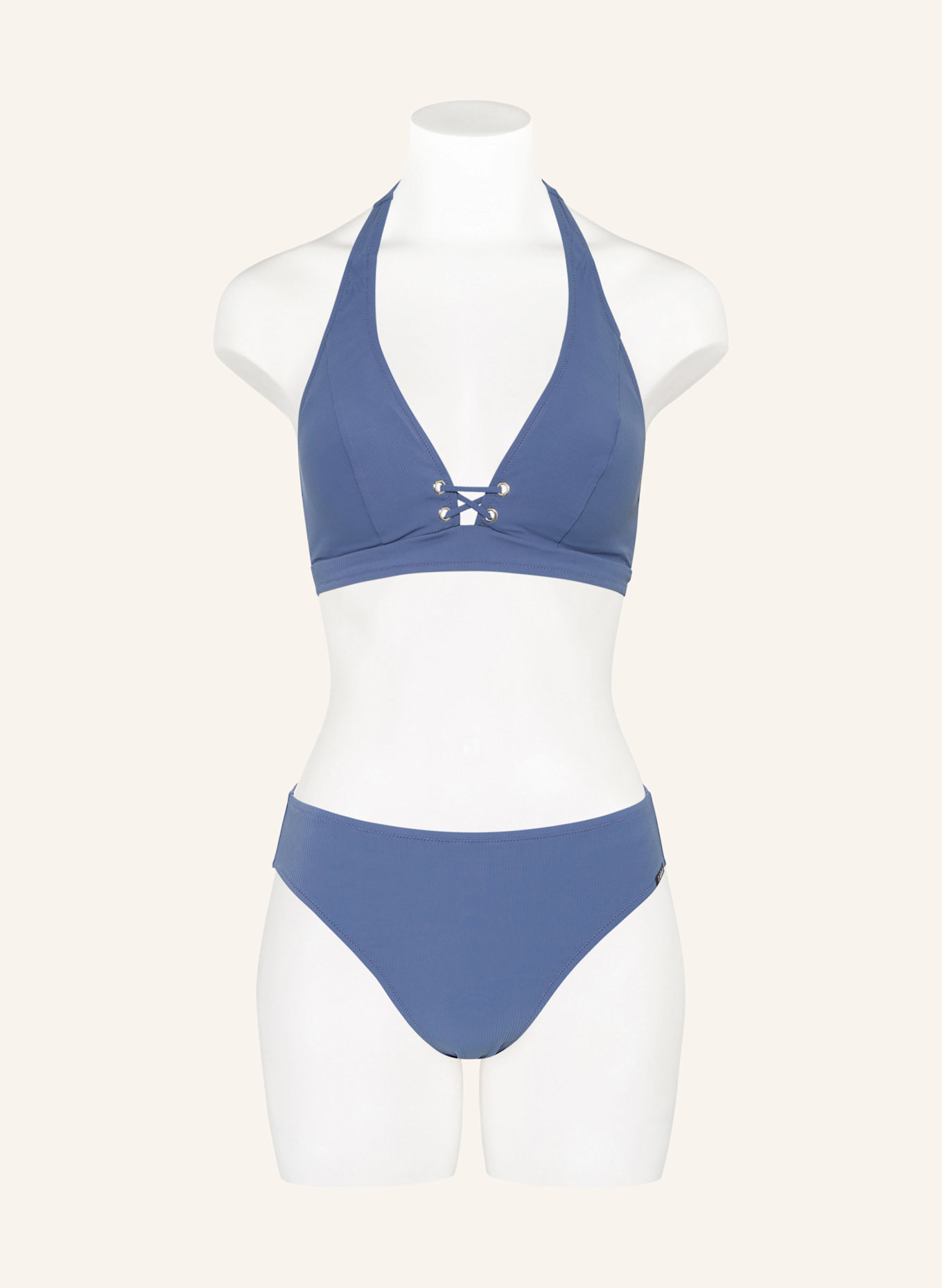 Lidea SEASIDE SERENITY halter neck bikini top: BLUE GRAY
