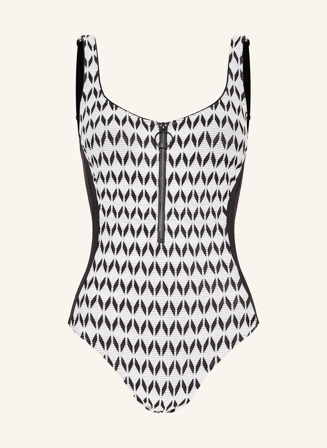 Lidea GRAPHIC RIDE swimsuit: BLACK/ WHITE
