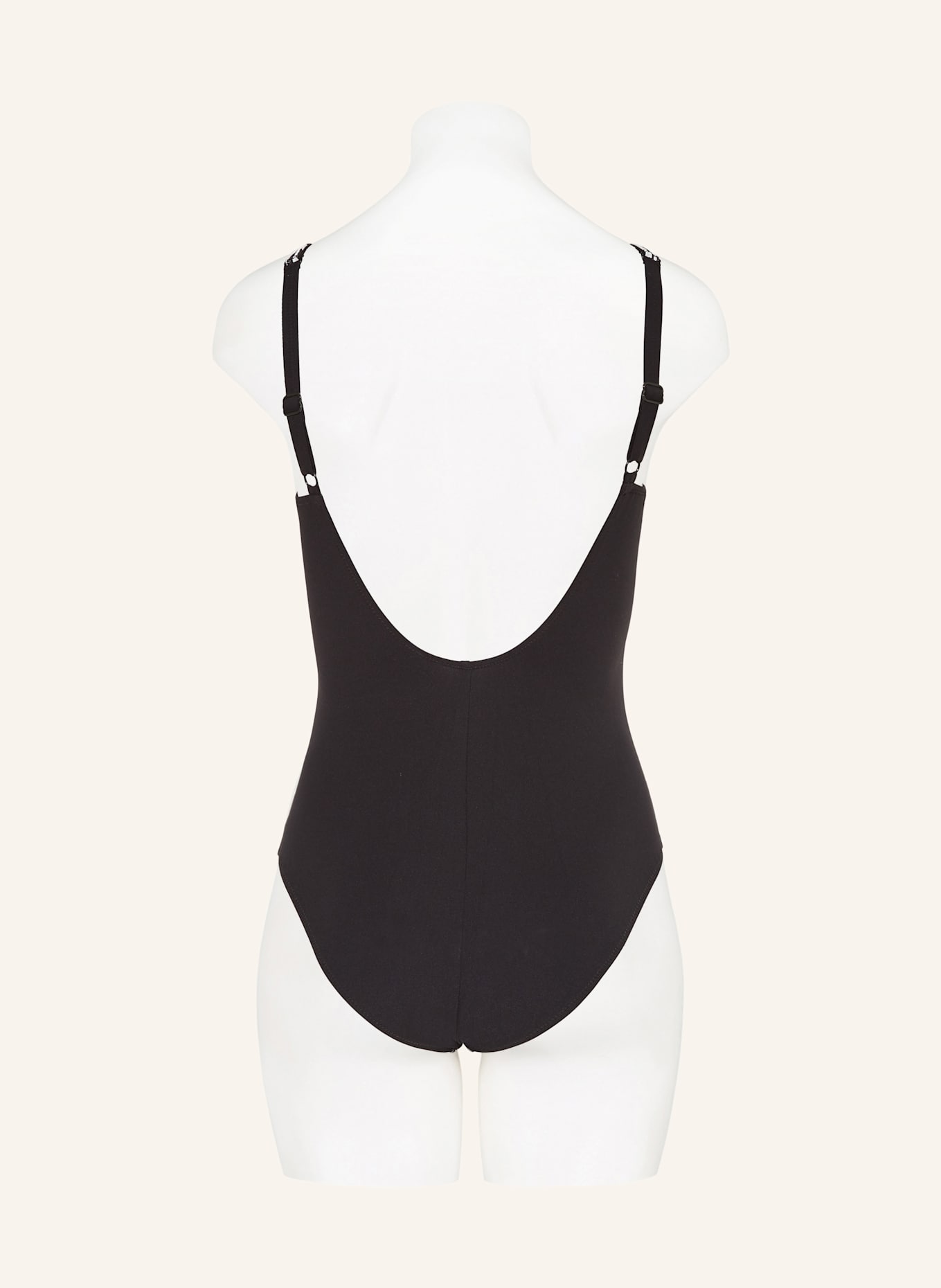 Lidea GRAPHIC RIDE swimsuit: BLACK/ WHITE