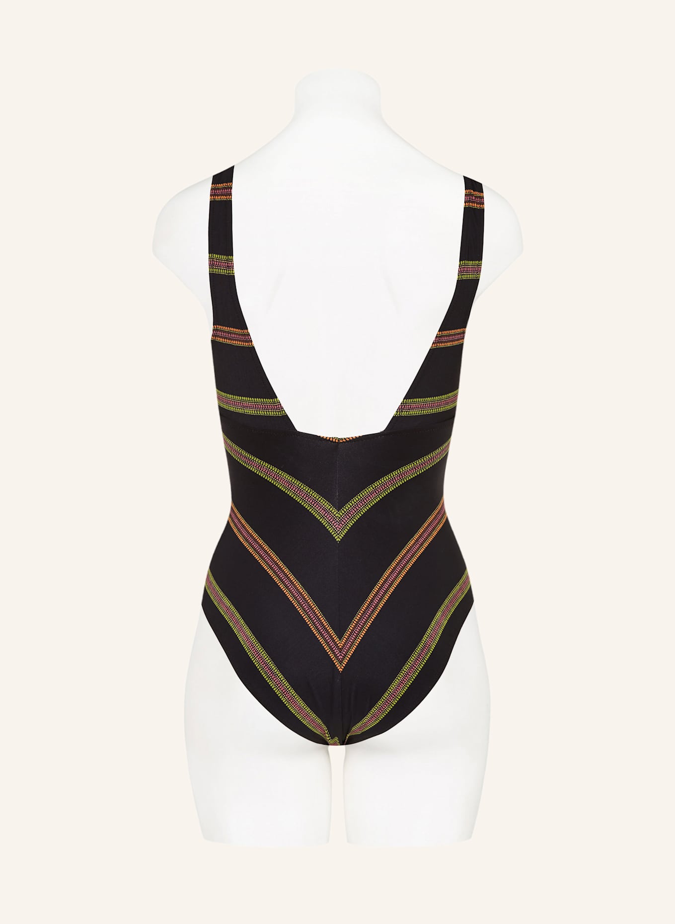 Lidea Badeanzug NEW MEXICO: SCHWARZ / ORANGE / GRÜN