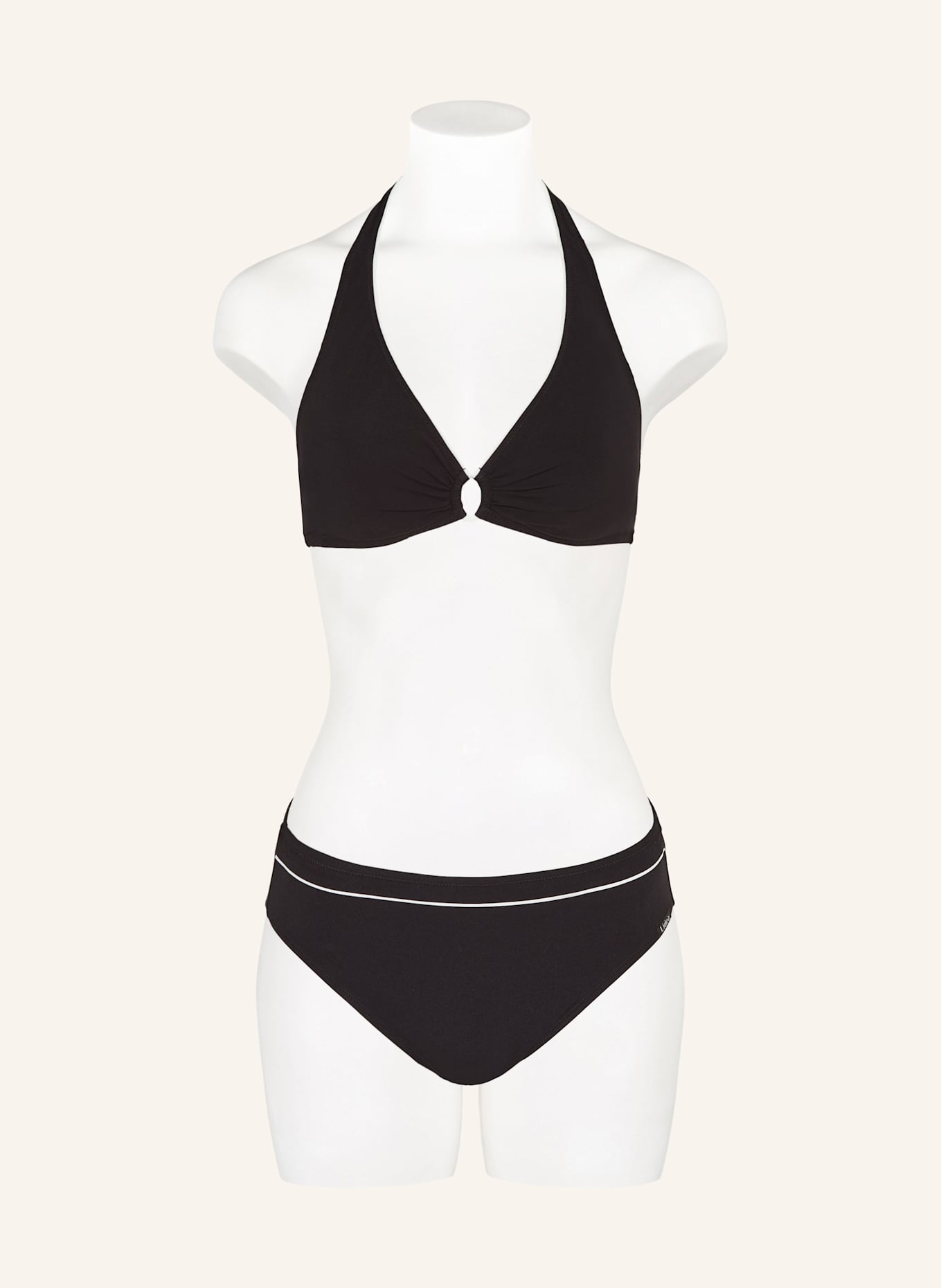 Lidea Neckholder-Bikini-Top SPORTS CLUB: SCHWARZ