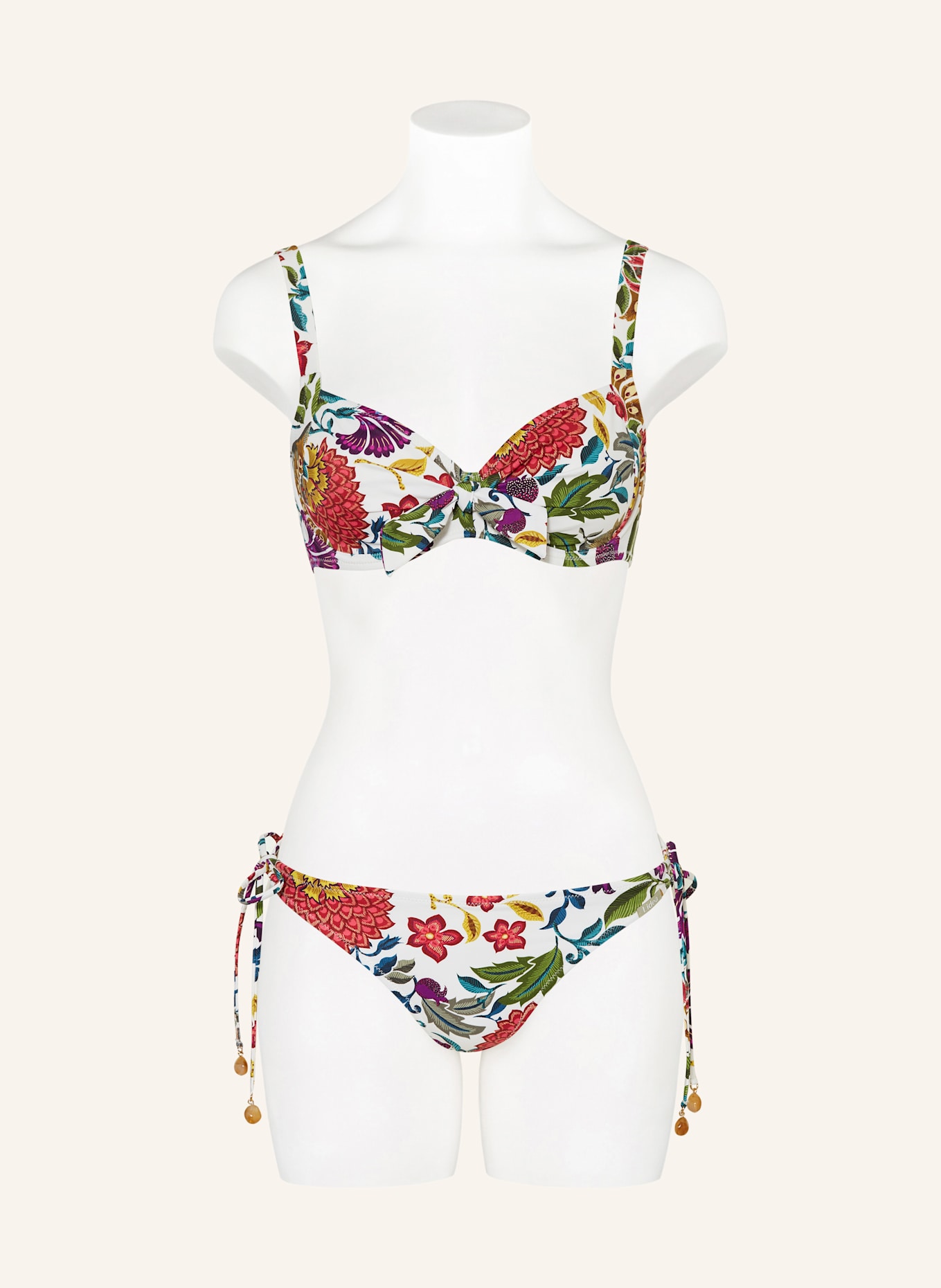 Lidea Bügel-Bikini-Top EDEN OASIS: WEISS / GRÜN / LILA