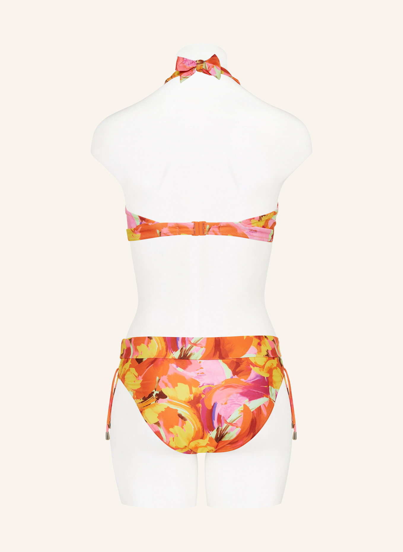 Lidea Neckholder-Bikini-Top NEON NOSTALGIA: ORANGE/ FUCHSIA/ GELB