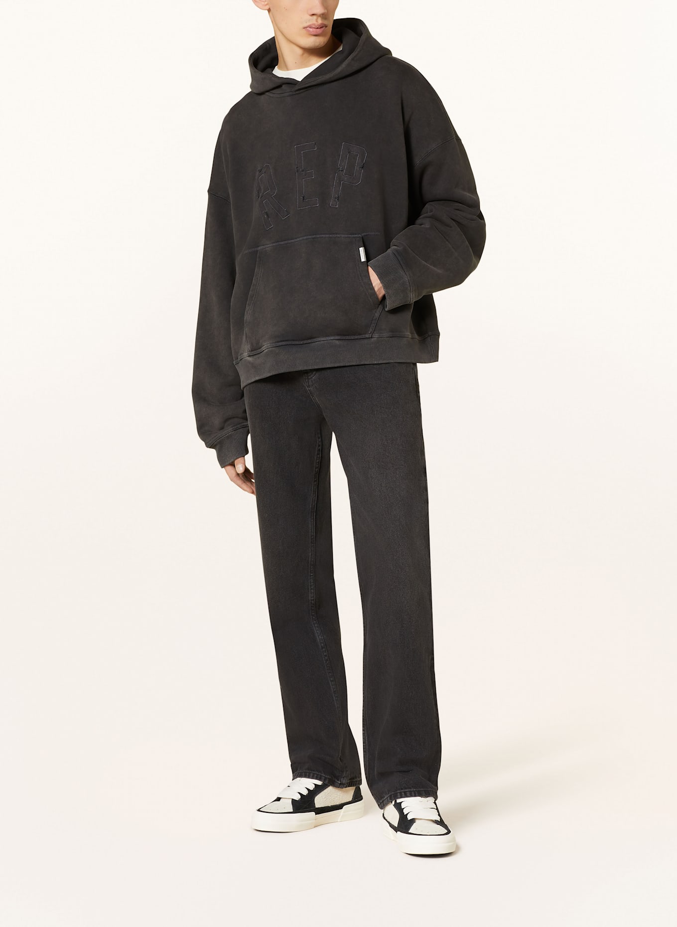 EIGHTYFIVE Jeans straight fit: black washed