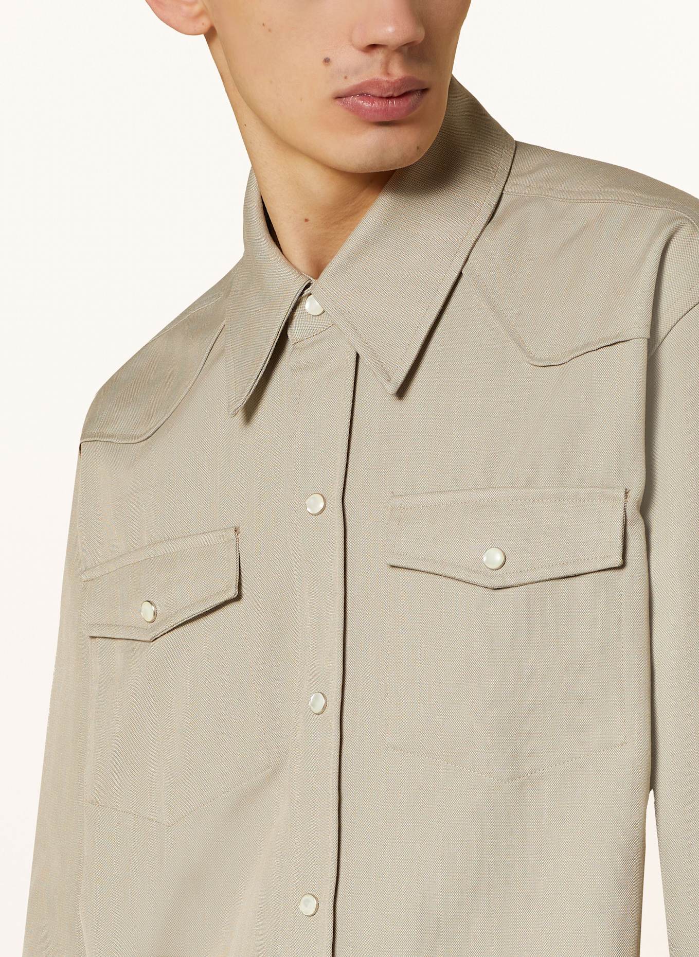 OUR LEGACY Overshirt: HELLBRAUN