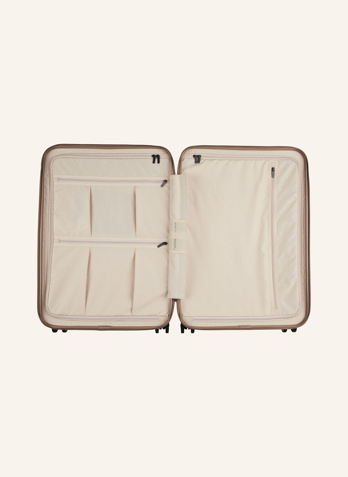 NORTVI Trolley MEDIUM CHECK-IN: TAUPE