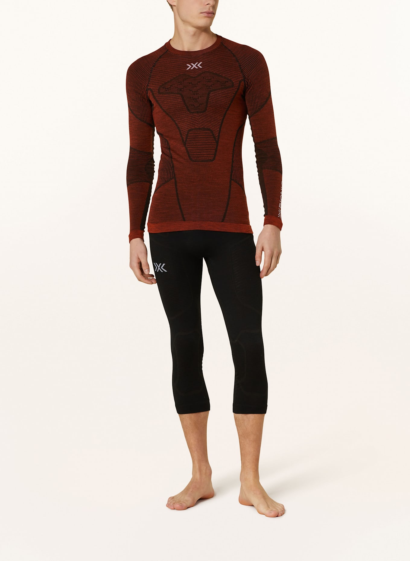 X-BIONIC Getry funkcyjne SYMBIO MERINO ze skróconymi nogawkami: CZARNY