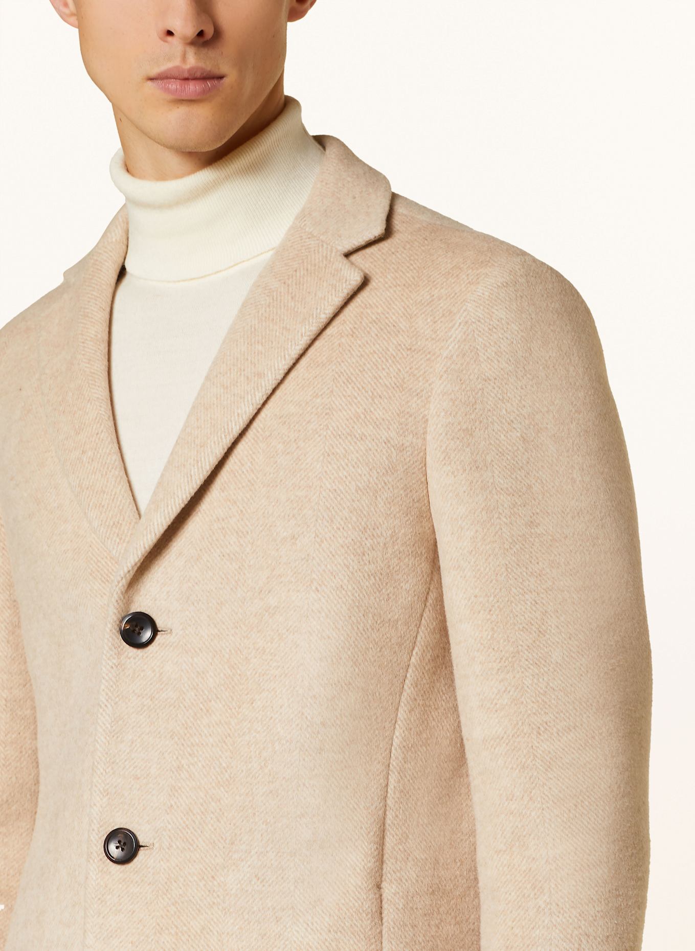 Reiss cream coat new arrivals