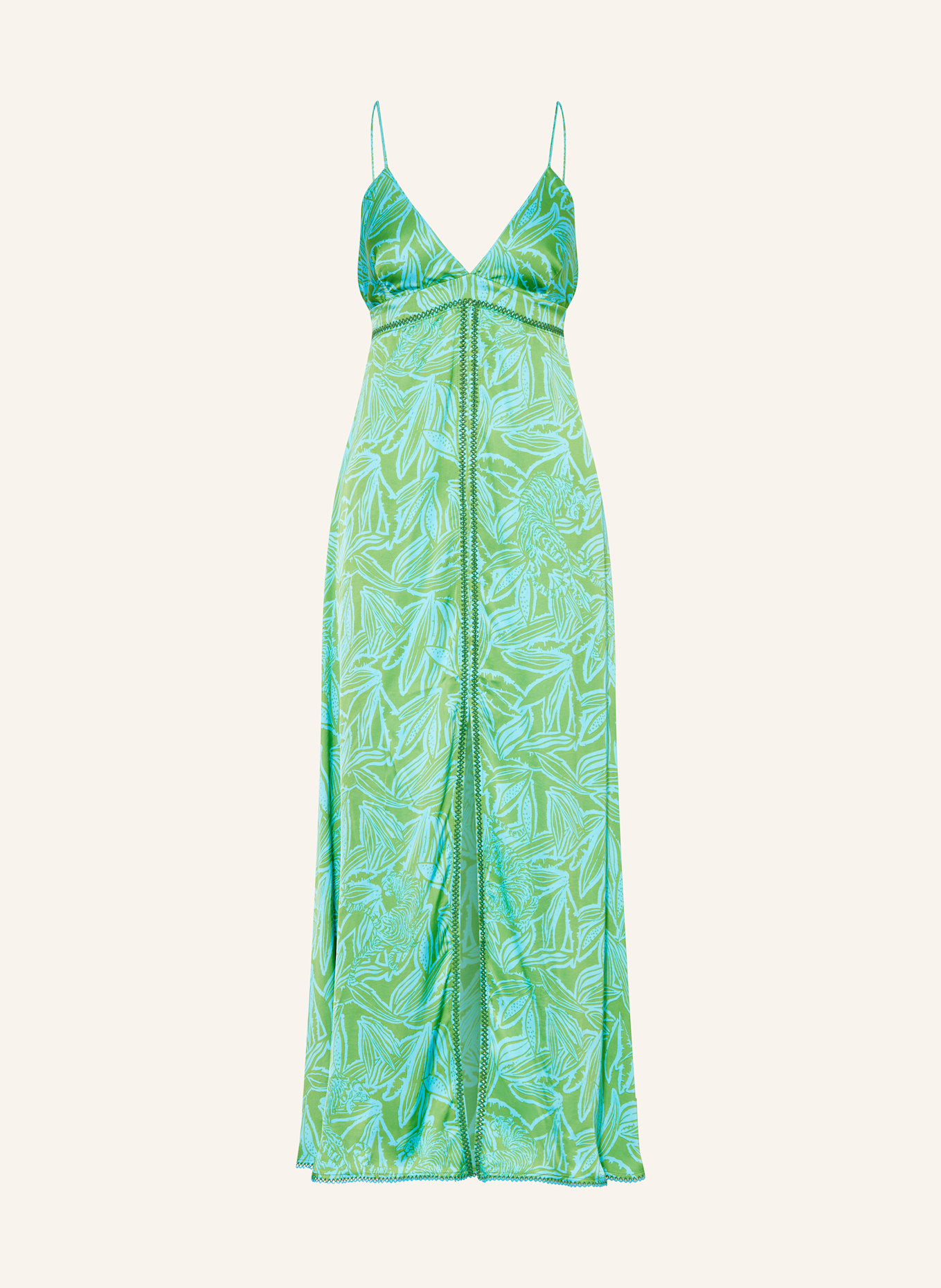 Poupette St Barth Strandkleid DENISE: TÜRKIS / GRÜN