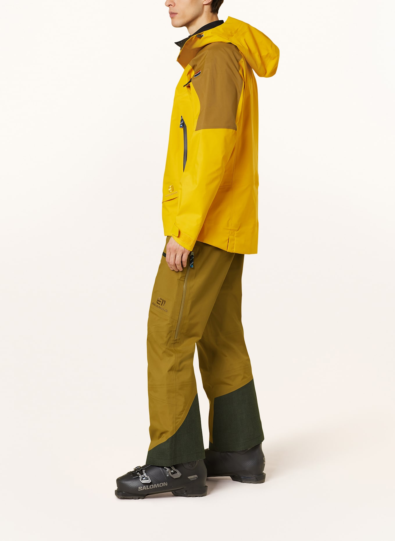 state of elevenate Hardshell-Skihose PURE: BRAUN