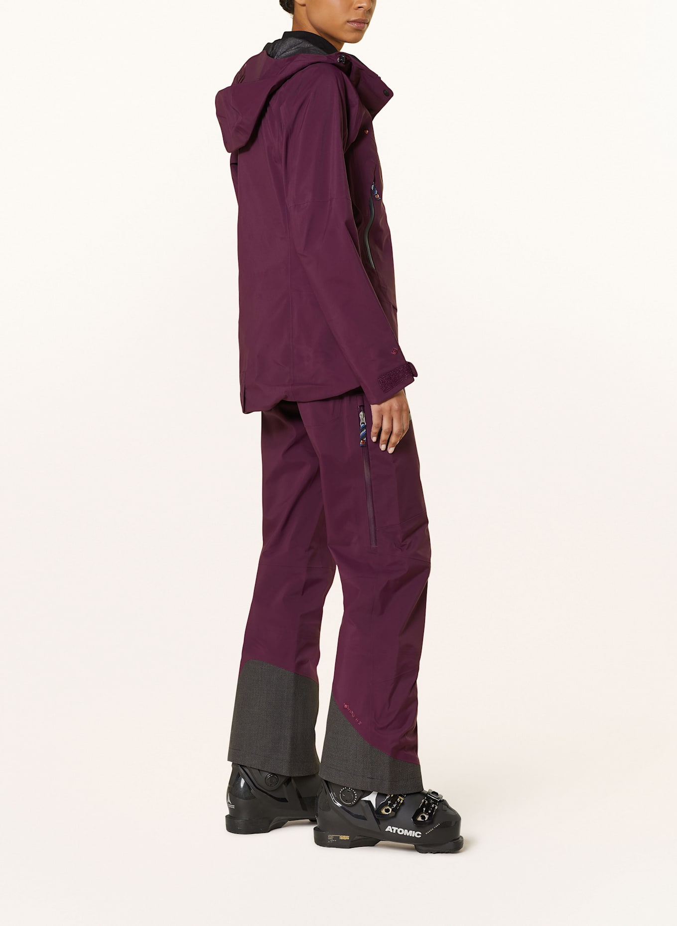 state of elevenate Kurtka narciarska z hardshellu PURE: FIOLETOWY