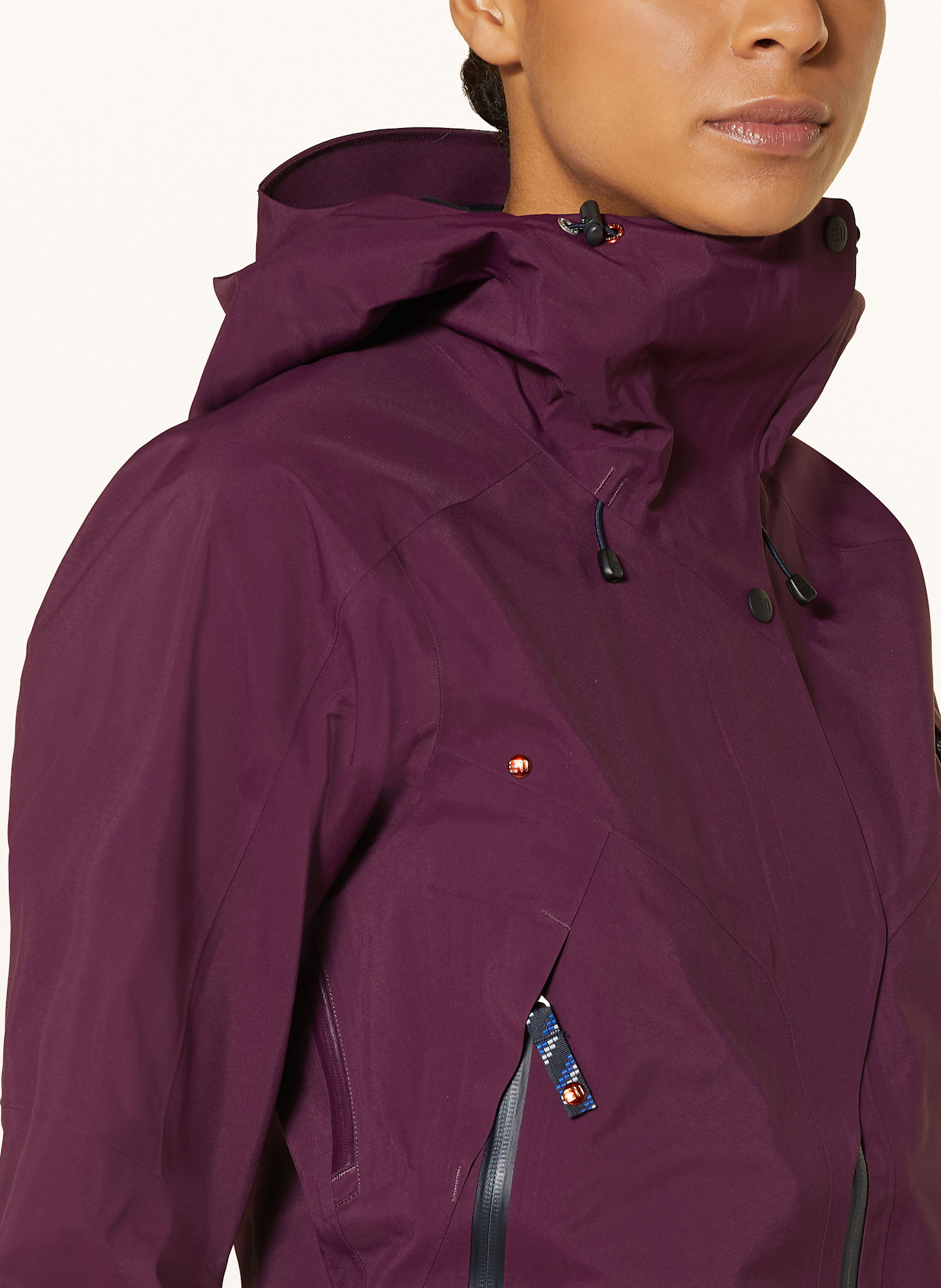 state of elevenate Kurtka narciarska z hardshellu PURE: FIOLETOWY