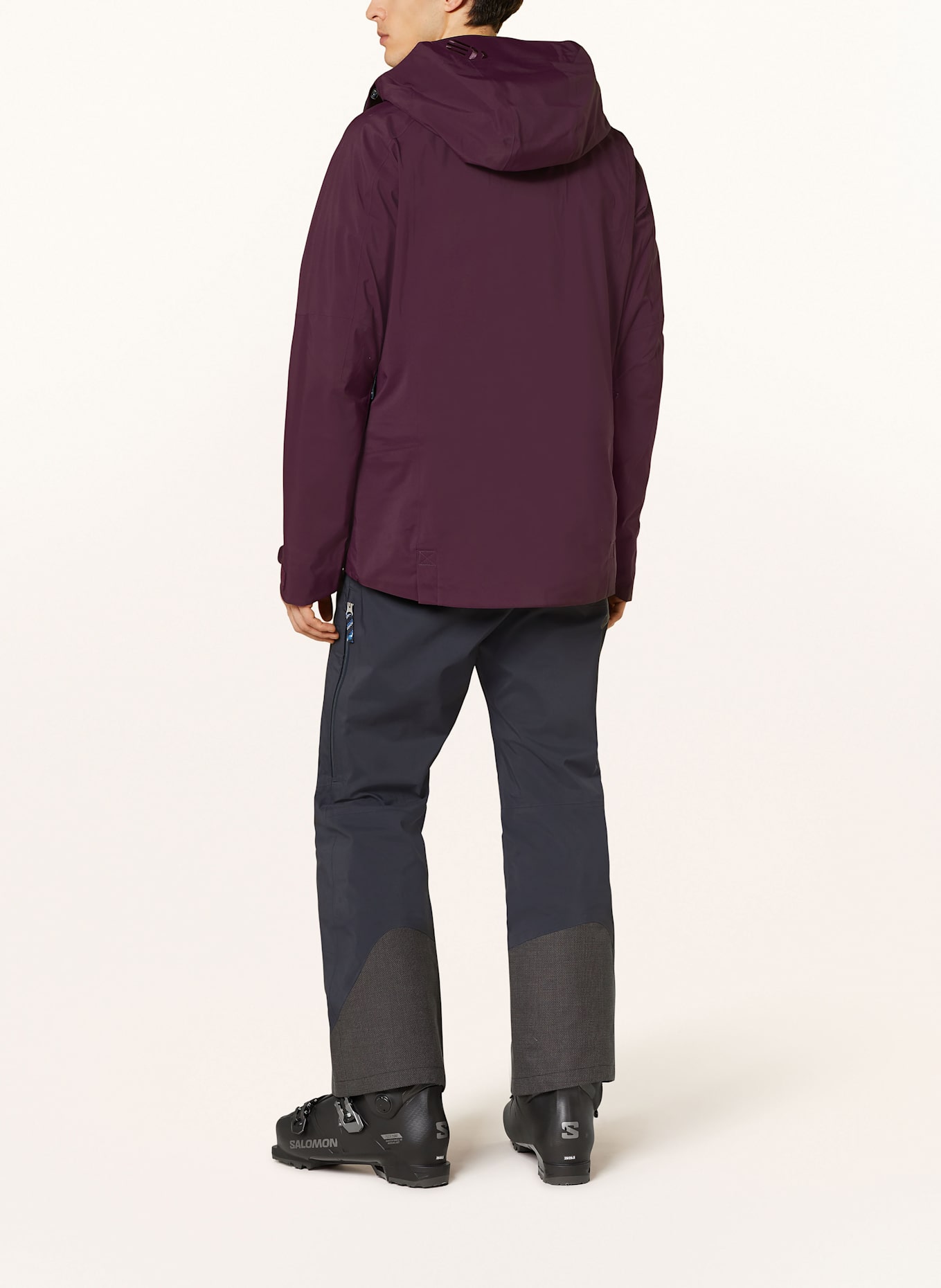 state of elevenate Kurtka narciarska z hardshellu PURE: FIOLETOWY