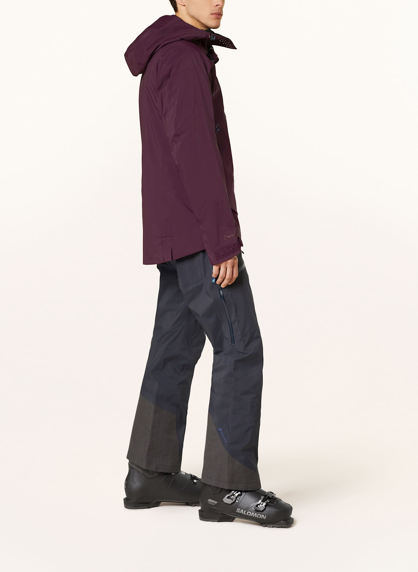 state of elevenate Kurtka narciarska z hardshellu PURE: FIOLETOWY