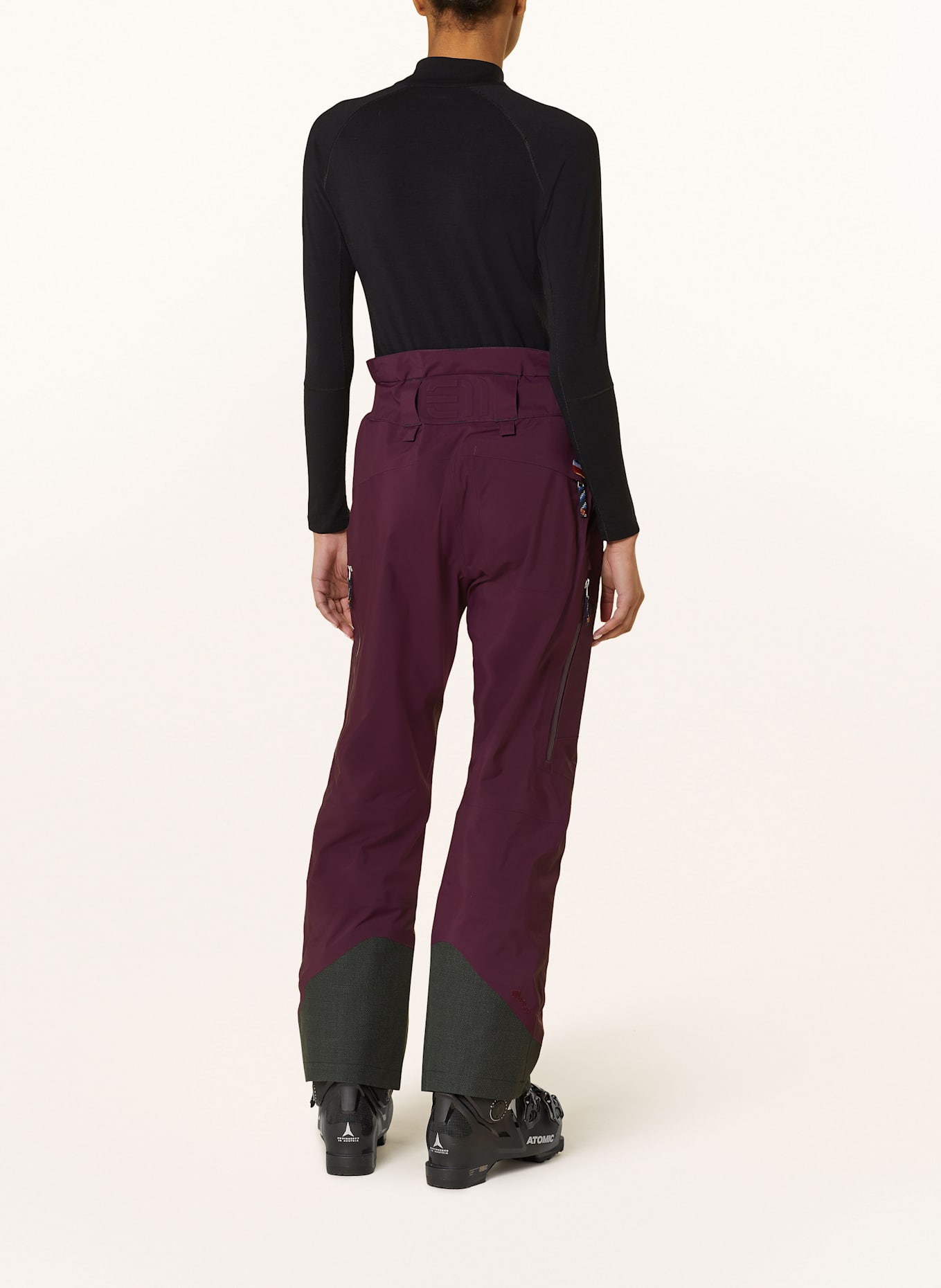 state of elevenate Spodnie narciarskie z hardshellu PURE: FIOLETOWY