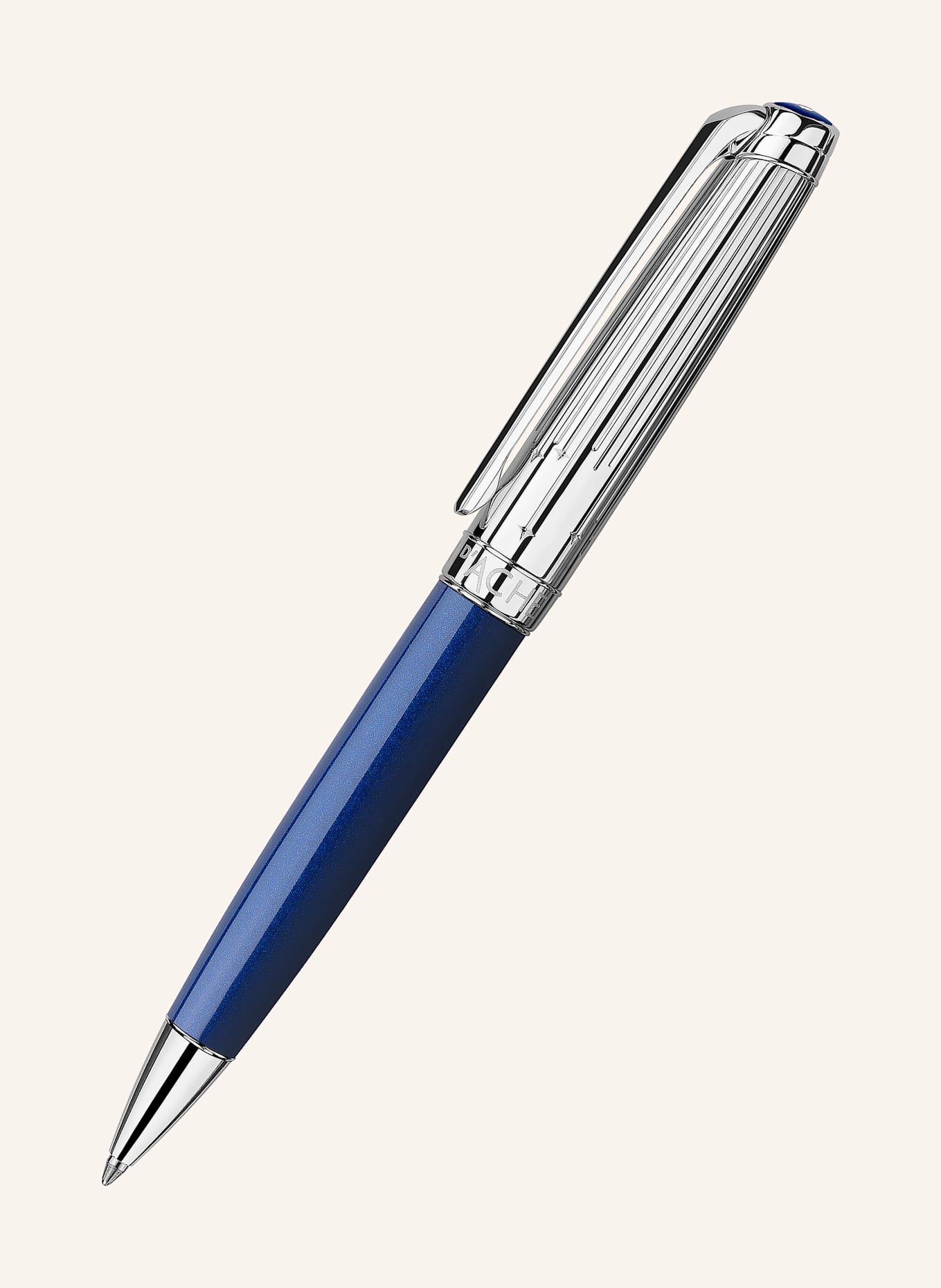 CARAN d'ACHE Kugelschreiber LÉMAN™ COSMIC BLUE: DUNKELBLAU / SILBER