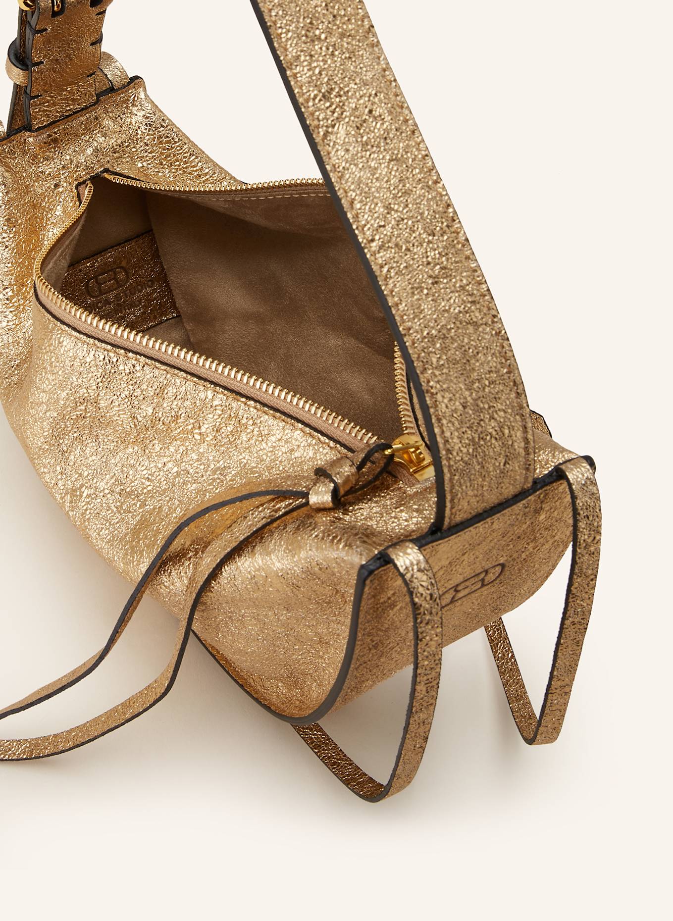 RADICA STUDIO Schoudertas AMACA MINI: GOUD