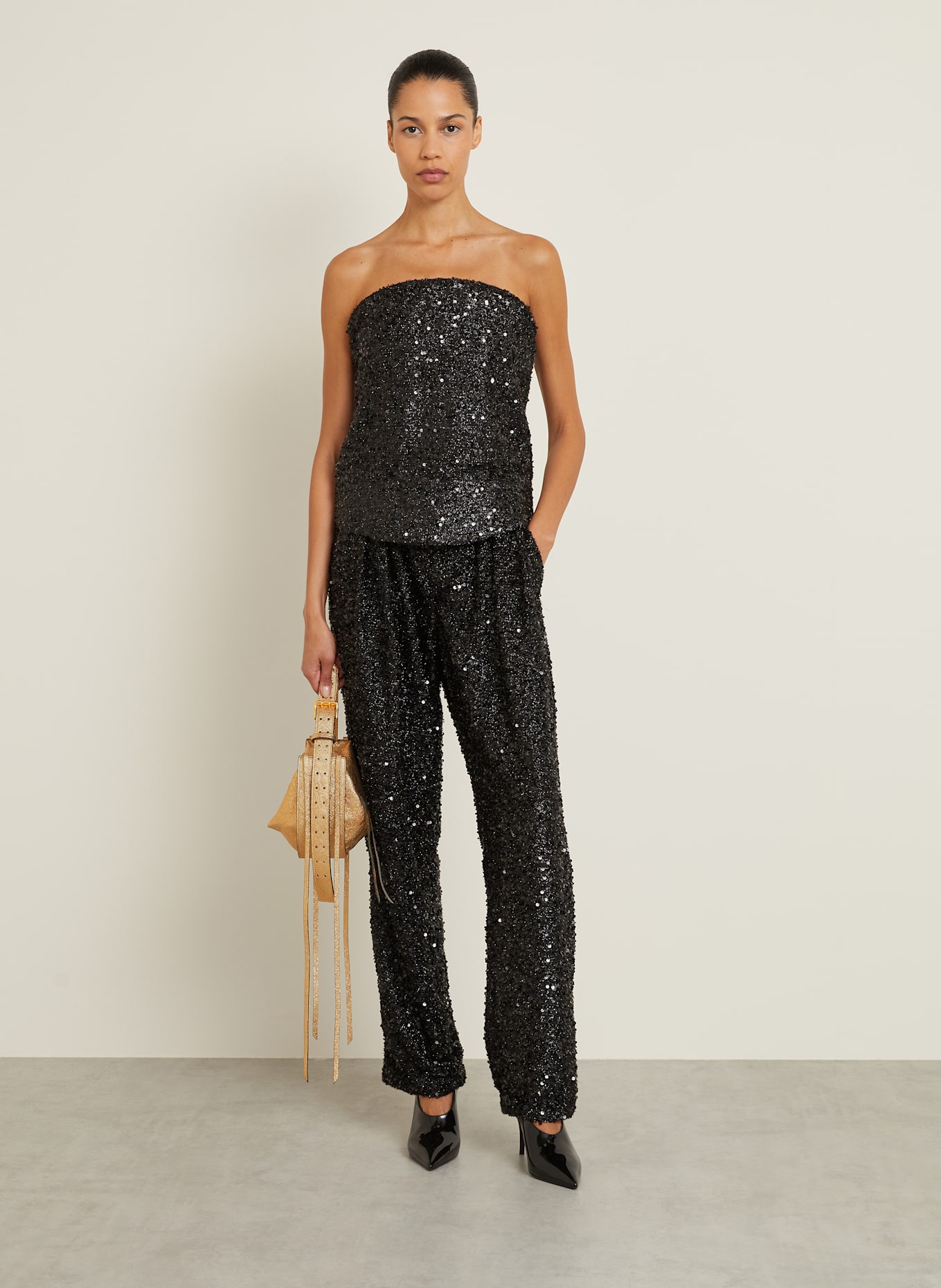 RADICA STUDIO Schoudertas AMACA MINI: GOUD