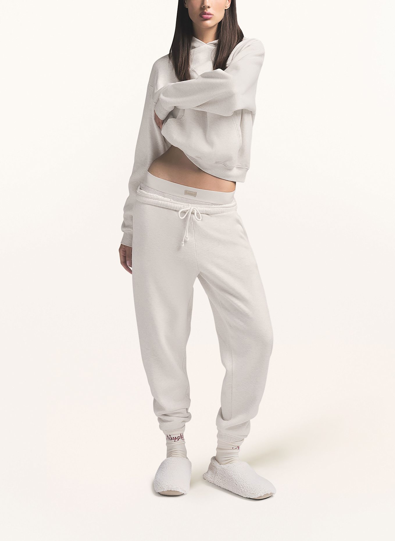 SKIMS COTTON FLEECE lounge sweatpants