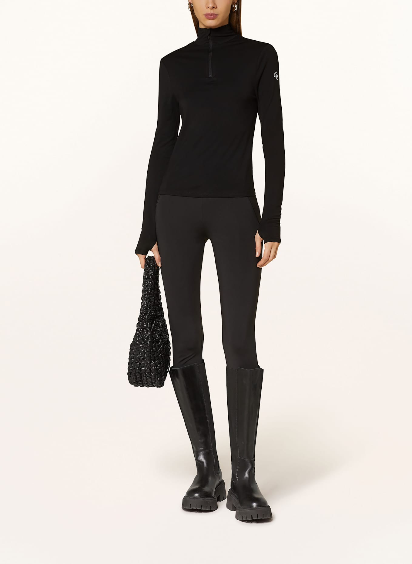 LeGer BY LENA GERCKE T-shirt à manches longues ELINA: NOIR