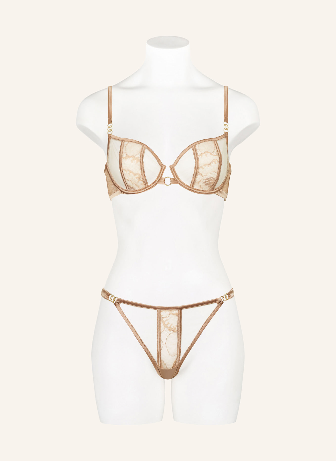 LIVY Slip ADORN aus Seide: BEIGE