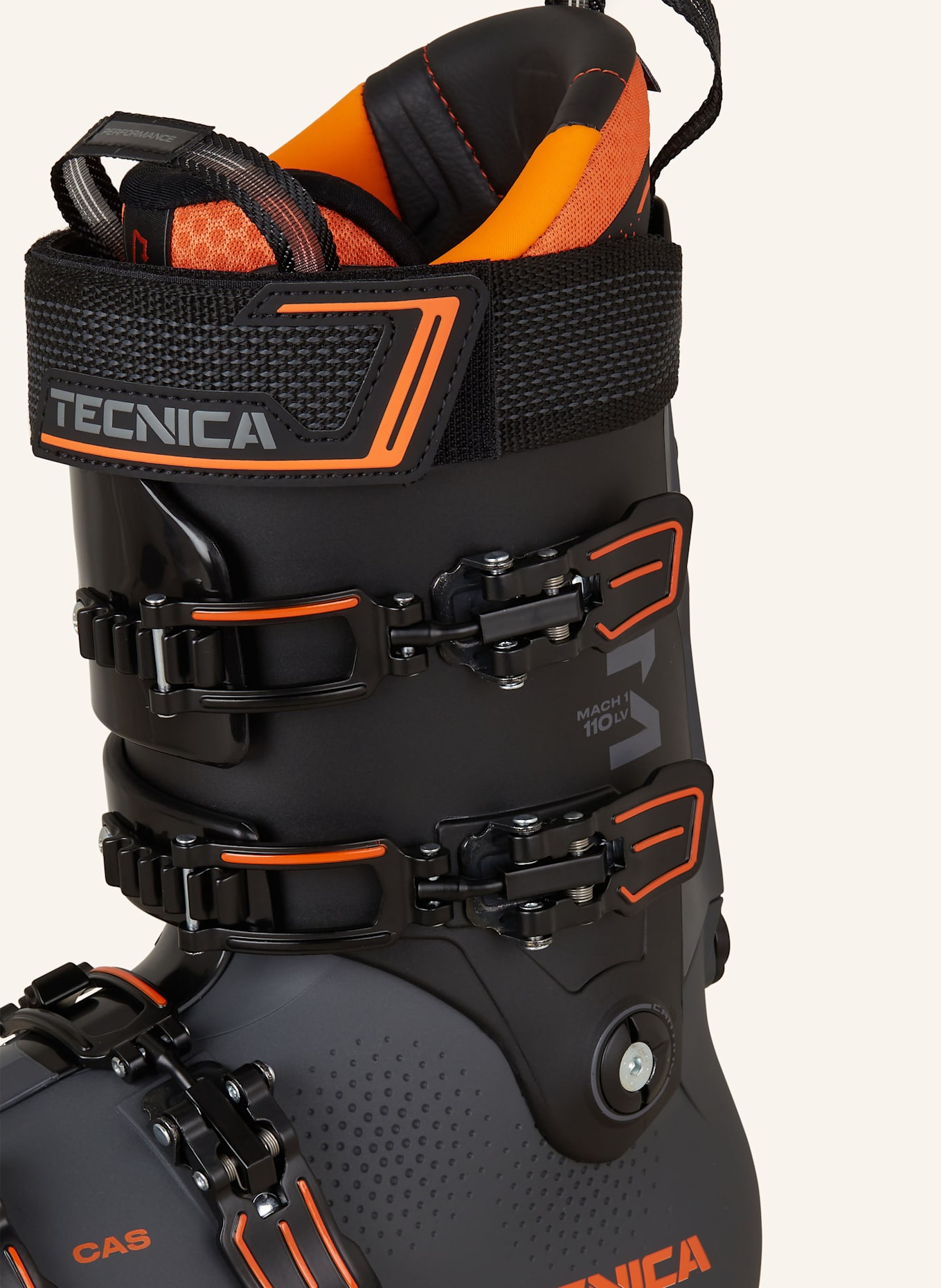 TECNICA Ski boots MACH1 LV 110 TD: ORANGE / DARK GRAY