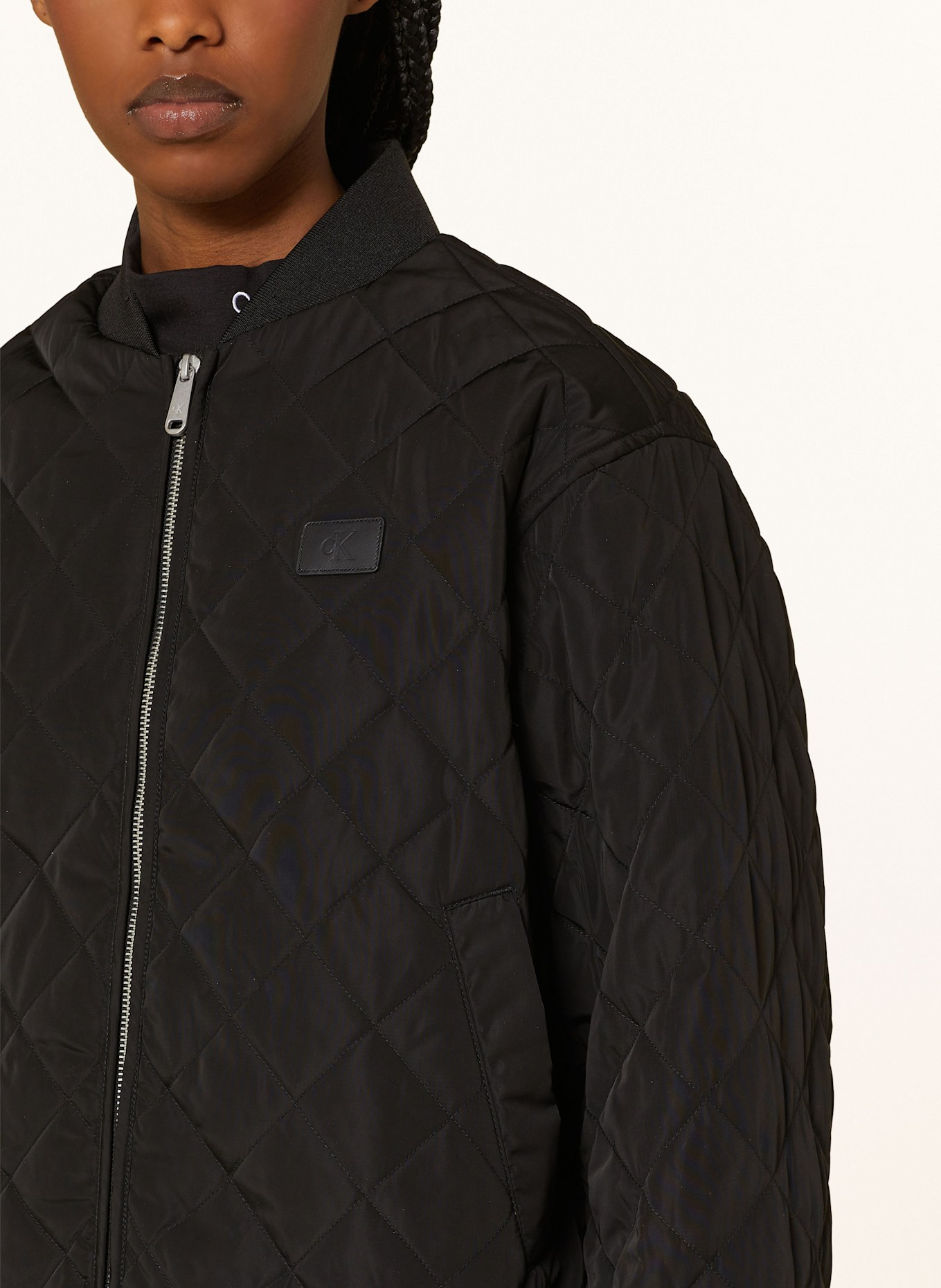 Calvin Klein Jeans Steppblouson: SCHWARZ