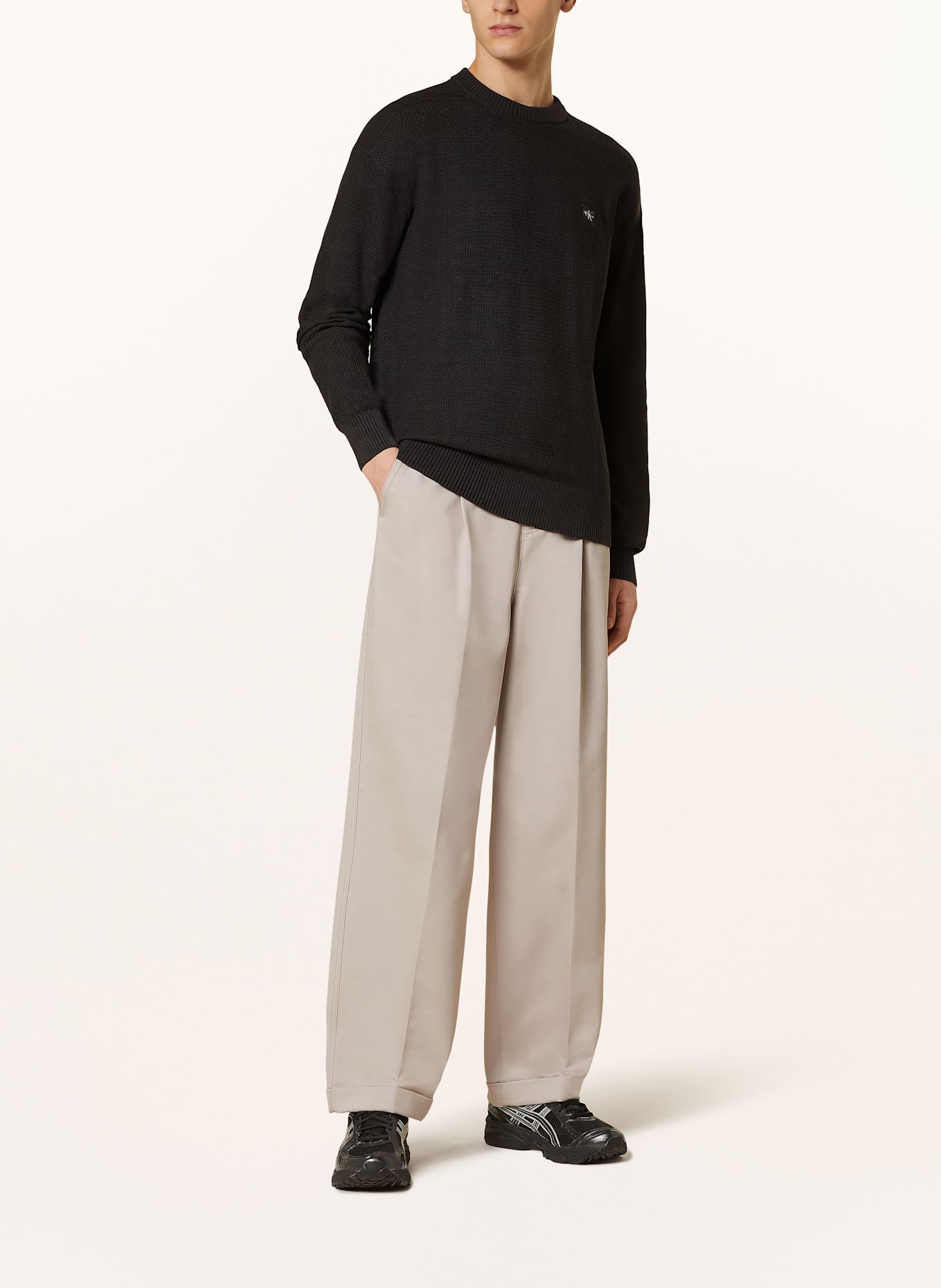 Calvin Klein Jeans Sweater: BLACK