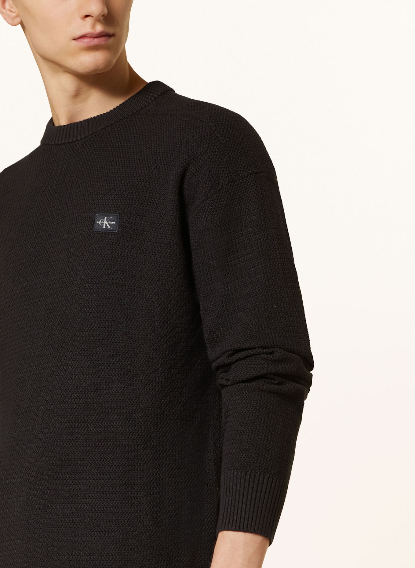 Calvin Klein Jeans Sweater: BLACK