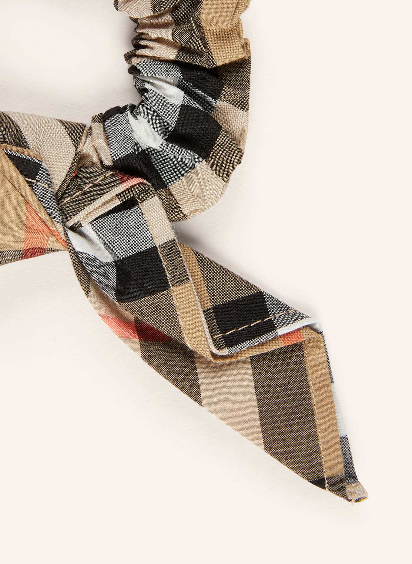 BURBERRY Haargummi: BEIGE / SCHWARZ / ROT