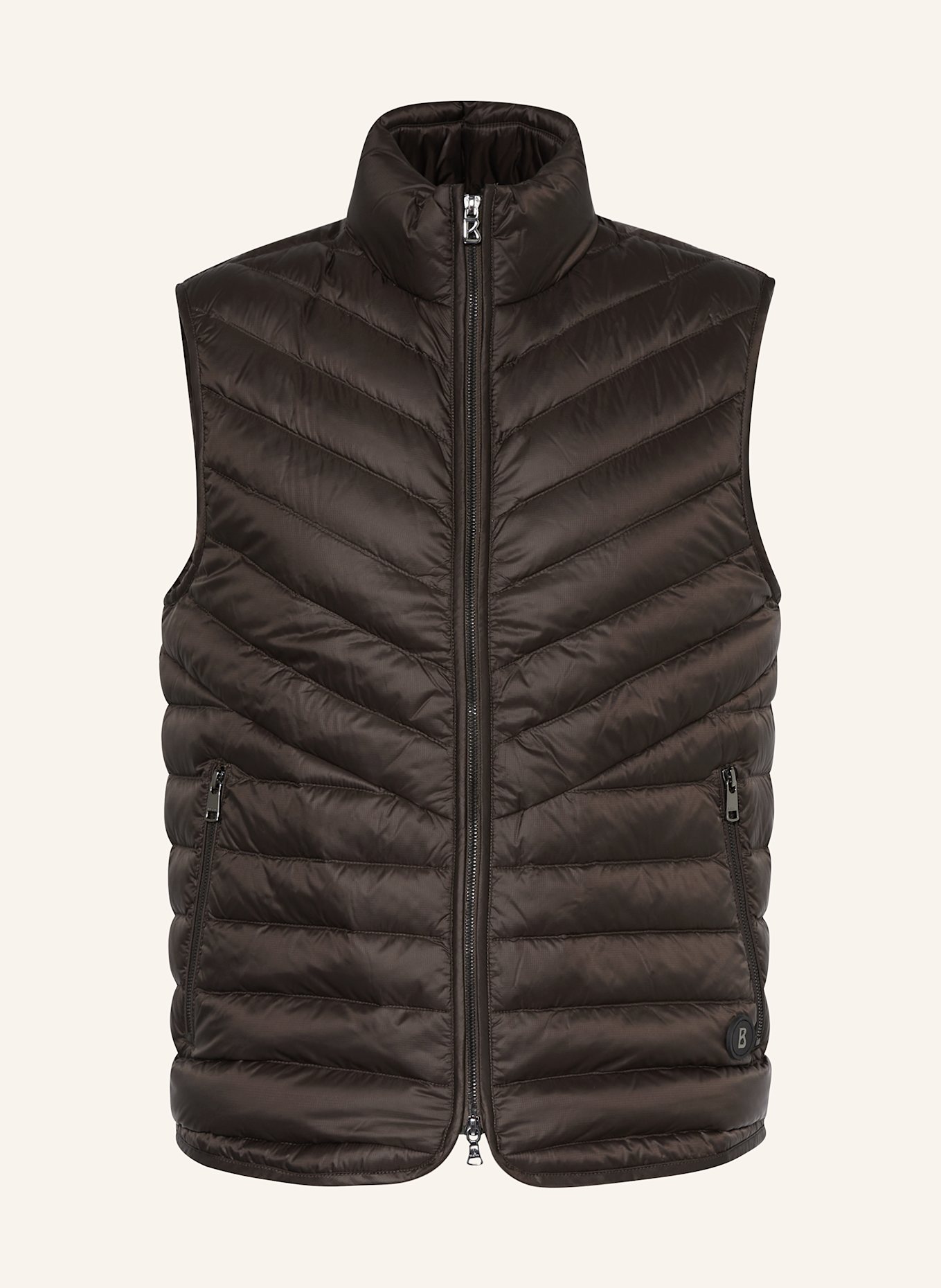 BOGNER Kamizelka puchowa XAMIR-D: CIEMNOBRĄZOWY