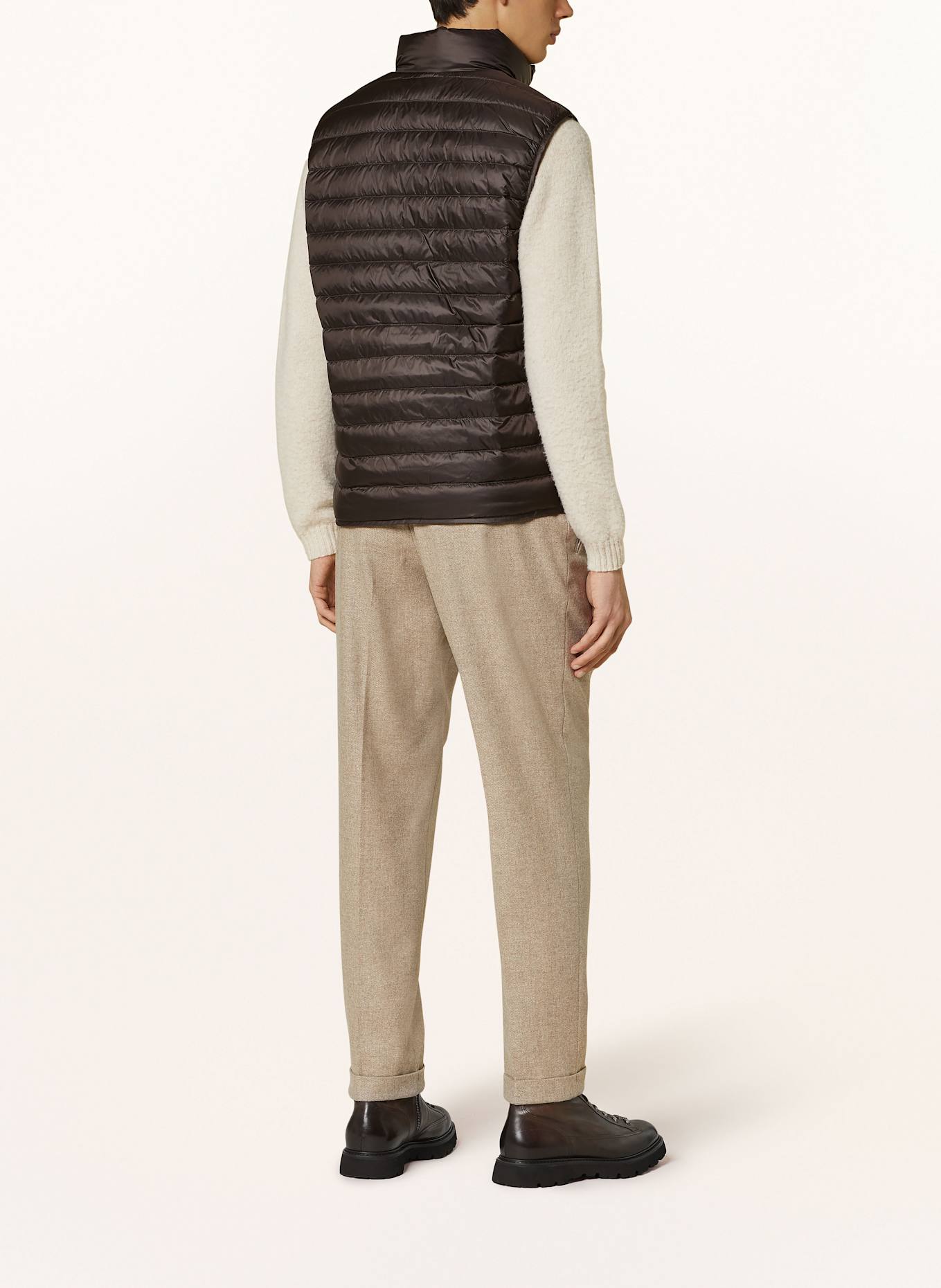 BOGNER Kamizelka puchowa XAMIR-D: CIEMNOBRĄZOWY