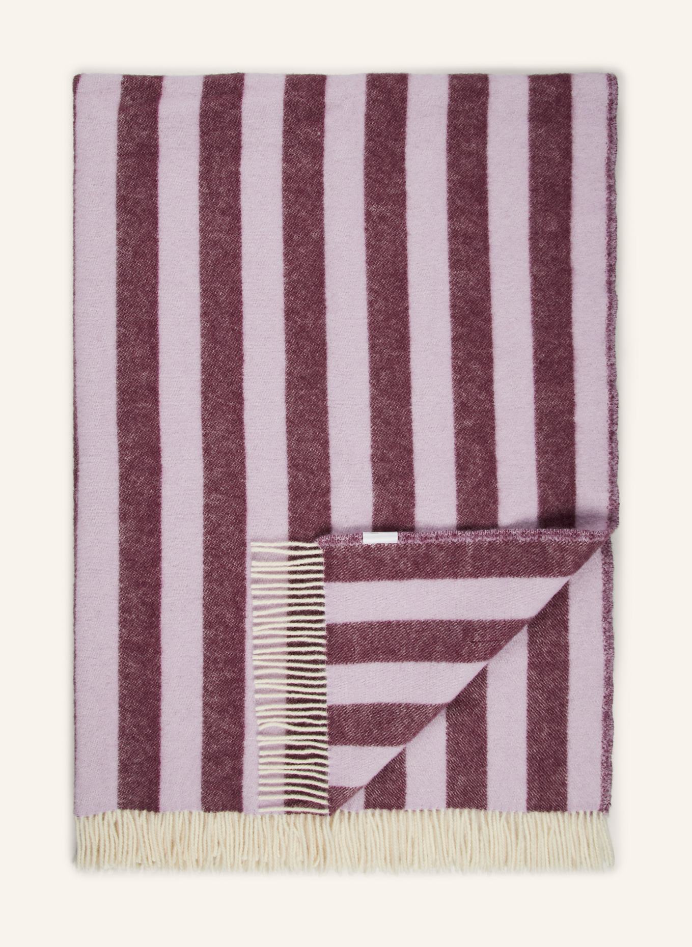MAISON DEUX Throw CANDY WRAP: LIGHT PURPLE / FUCHSIA