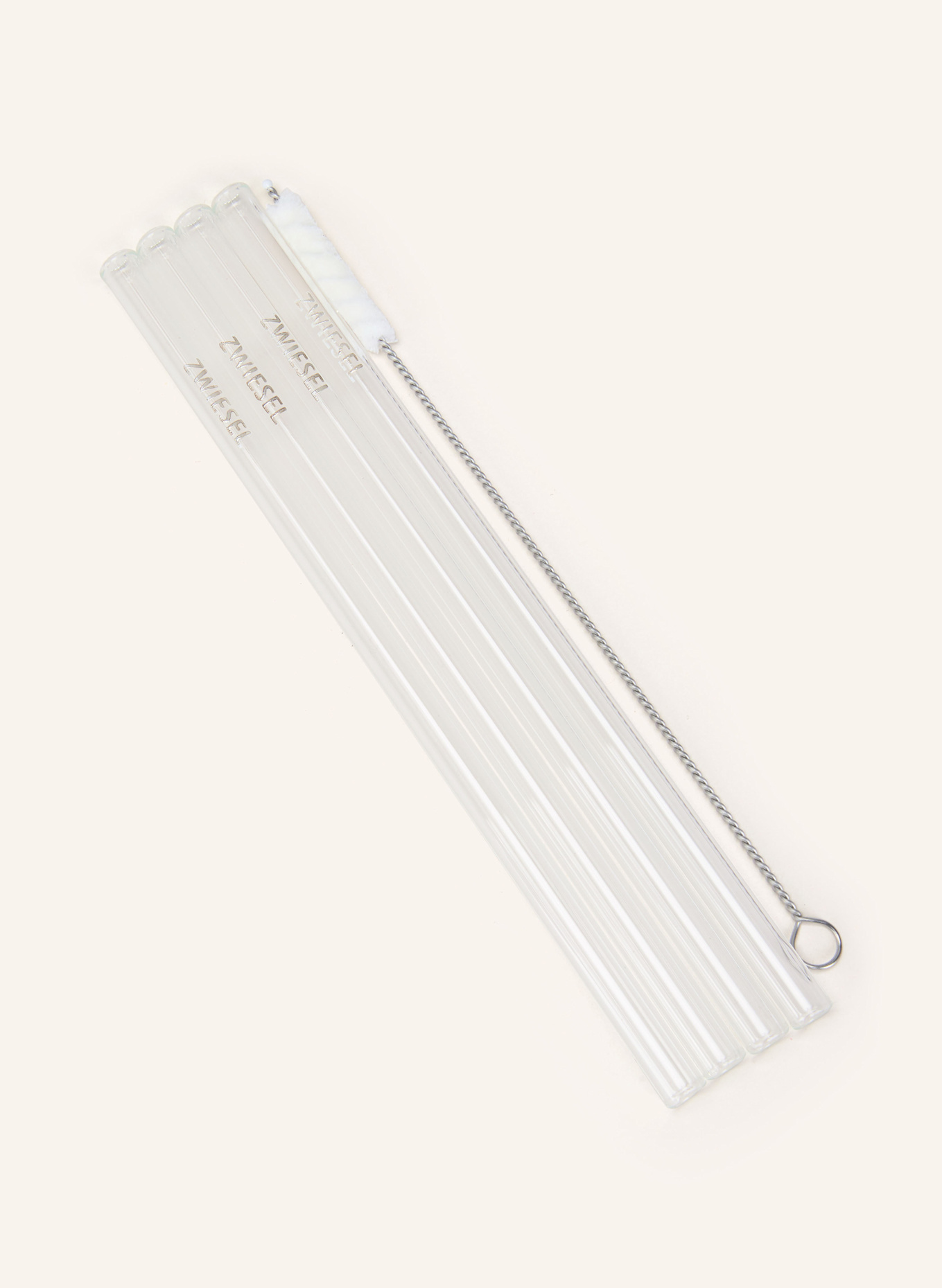 SCHOTT ZWIESEL 17-cz. zestaw do baru SHOW: szklanki, szklane słomki i szczotka: BIAŁY