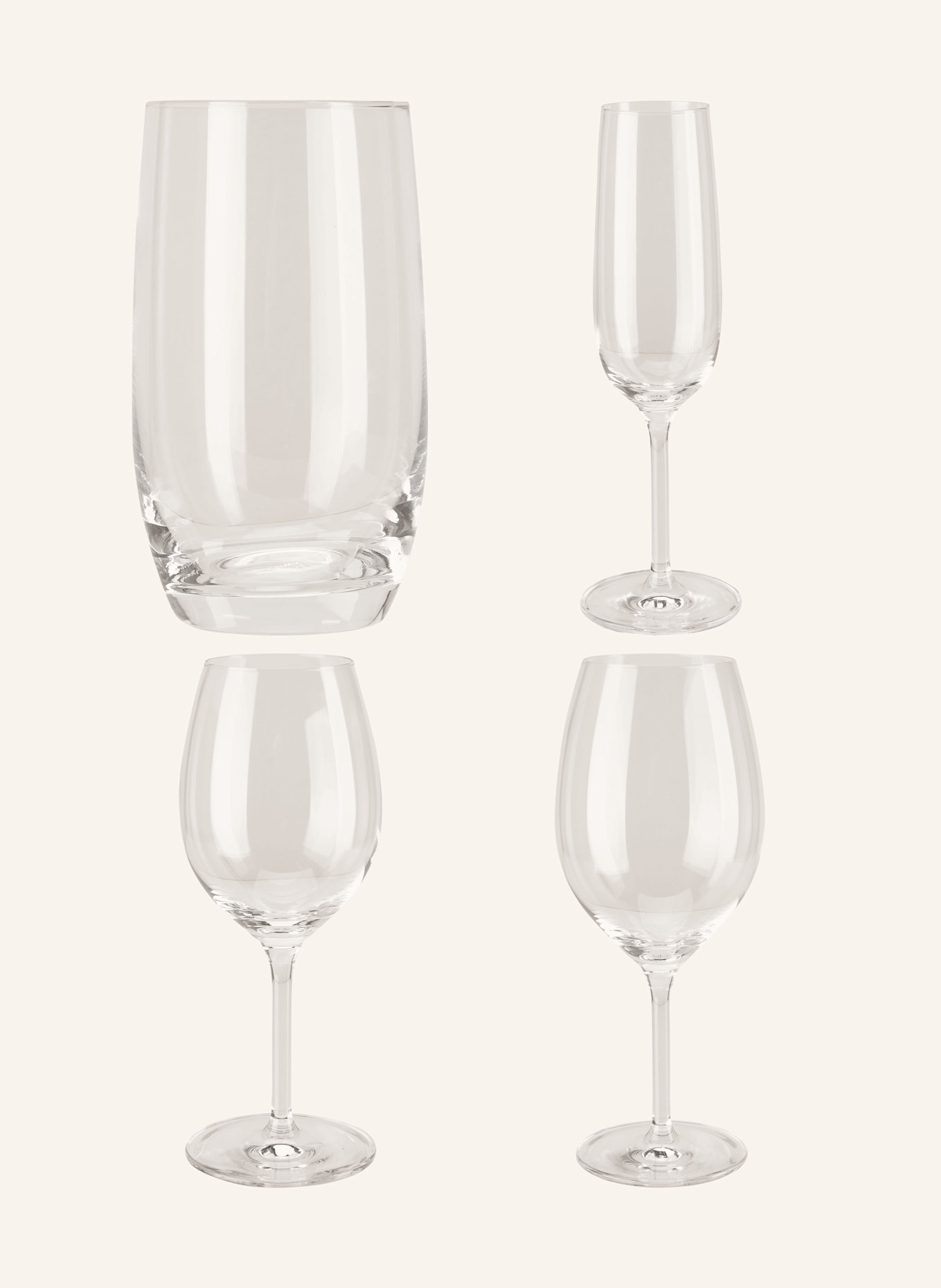 SCHOTT ZWIESEL 16-tlg. Gläser-Set FOR YOU: WEISS