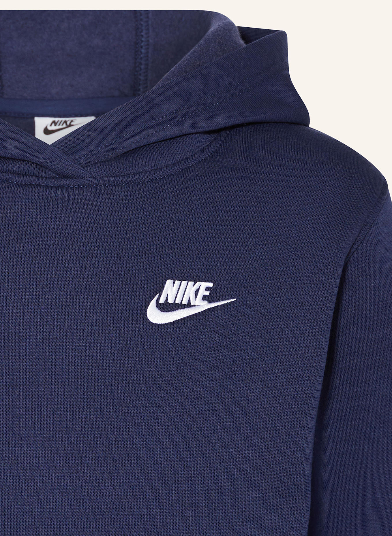 Nike Mikina s kapucí: TMAVĚ MODRÁ