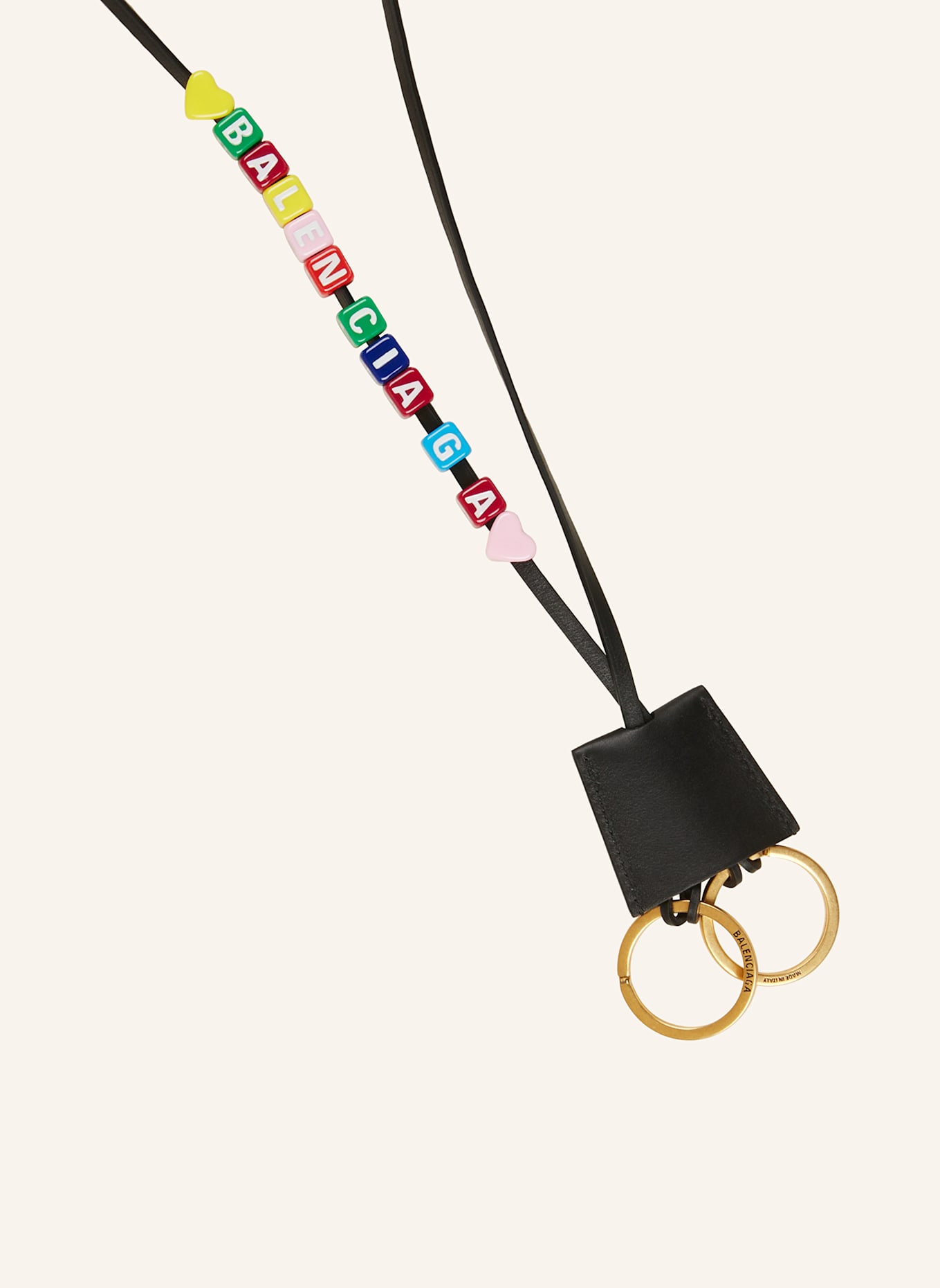 BALENCIAGA Taschenanhänger: SCHWARZ