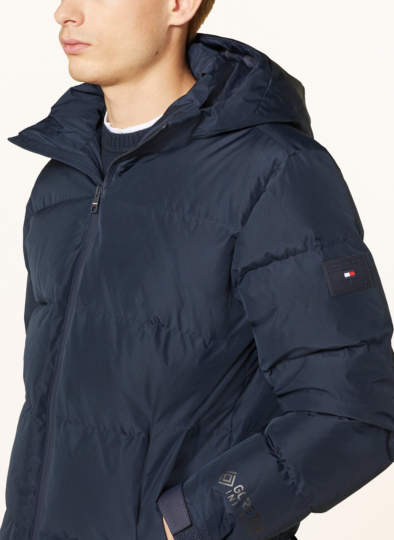 TOMMY HILFIGER Down jacket in dark blue