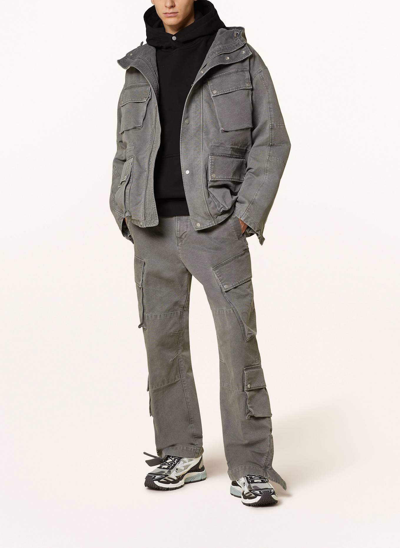 REPRESENT Cargohose ENDURO Regular Fit, Farbe: GRAU (Bild 2)